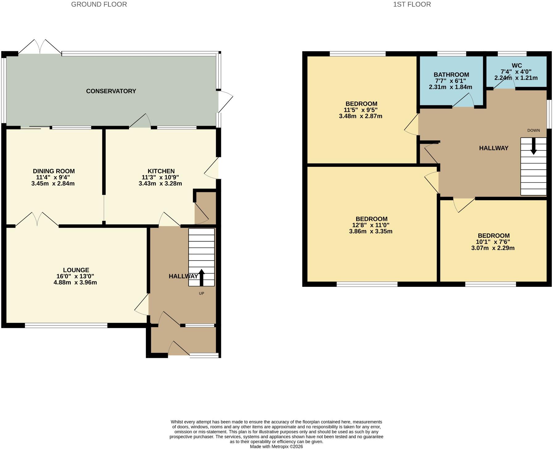 Rollestone Road, Holbury, Southampton, Hampshire, SO45 floorplan