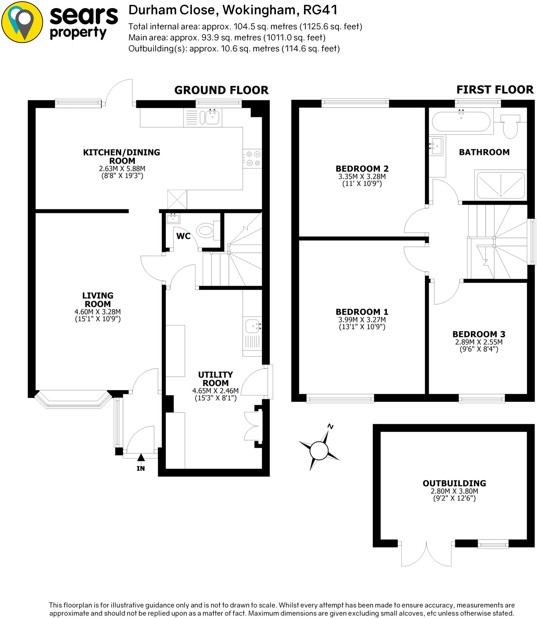 Durham Close, Wokingham, RG41 floorplan