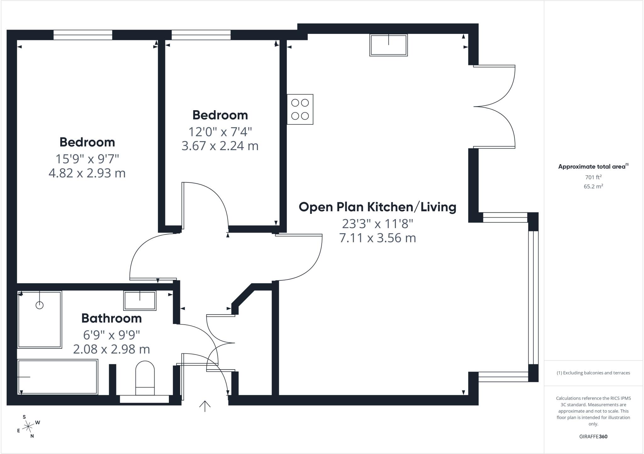 Oak Avenue, Christchurch, Dorset, BH23 floorplan