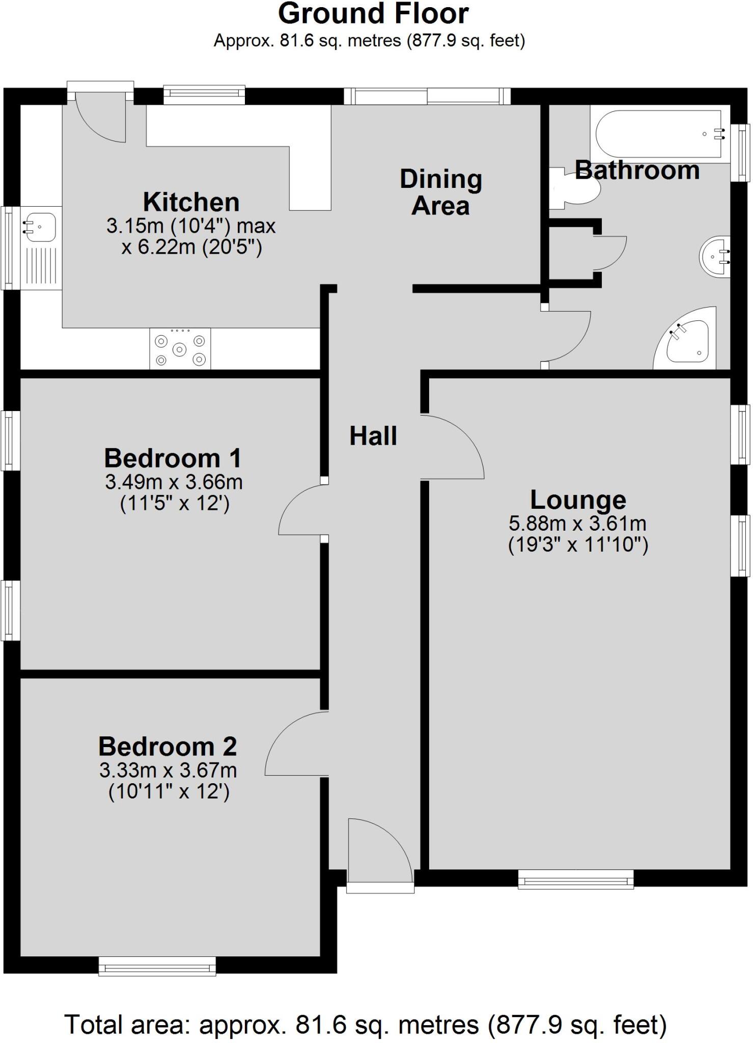 Rookery Lane, Lincoln floorplan