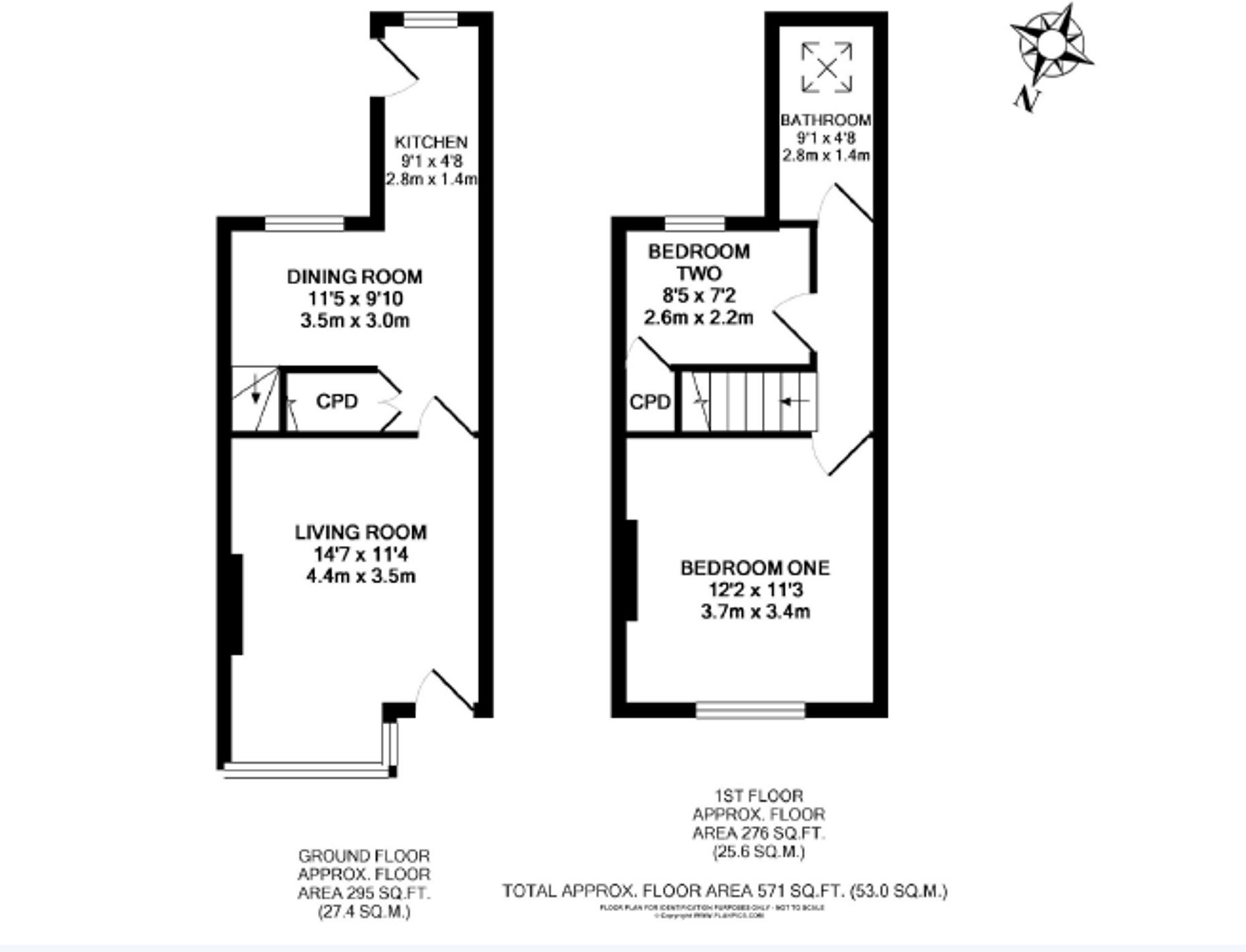 Willow Grove, Harrogate, HG1 floorplan