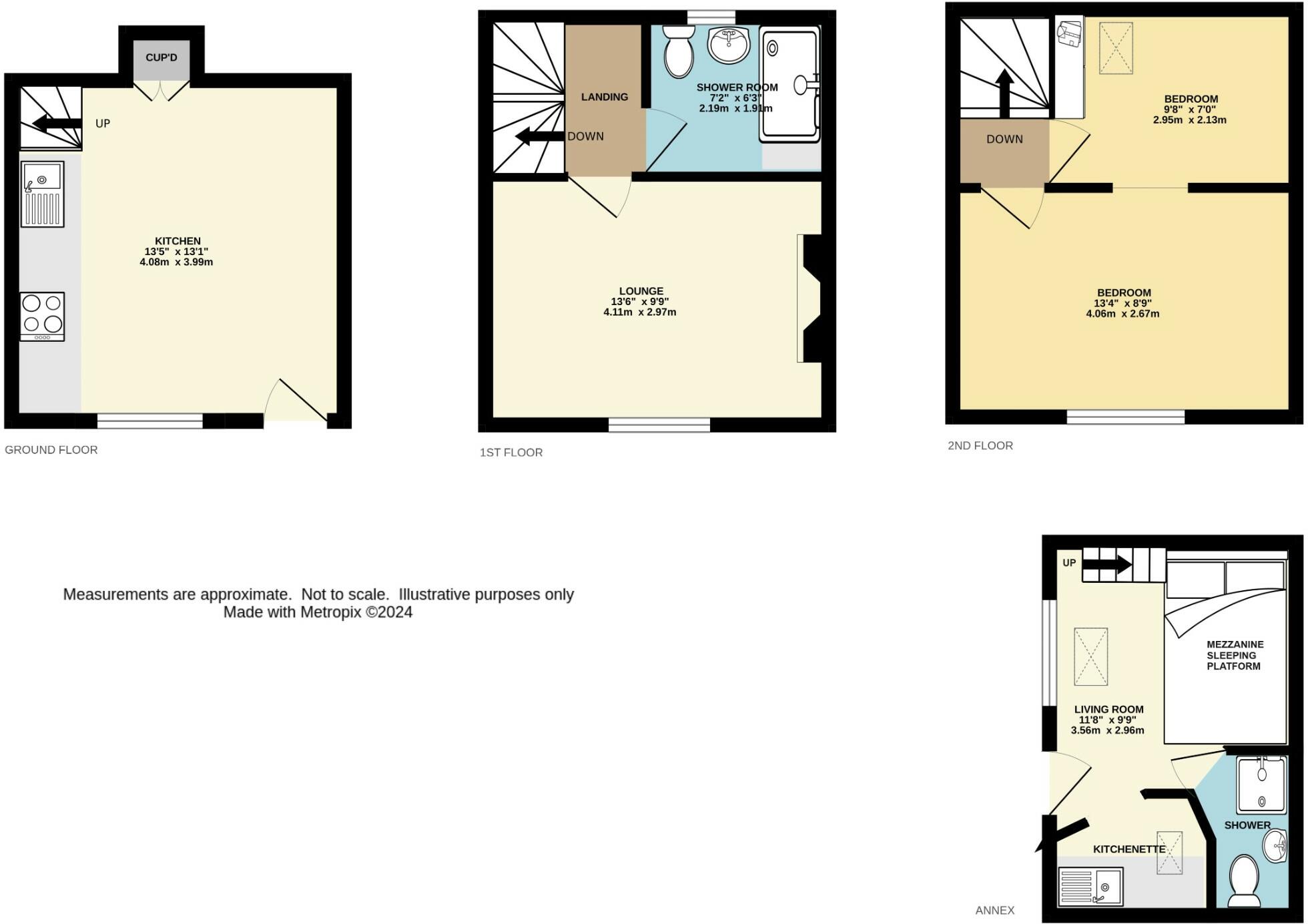 Olsen Cottage, Sunnyside, Robin Hoods Bay YO22 4SR floorplan