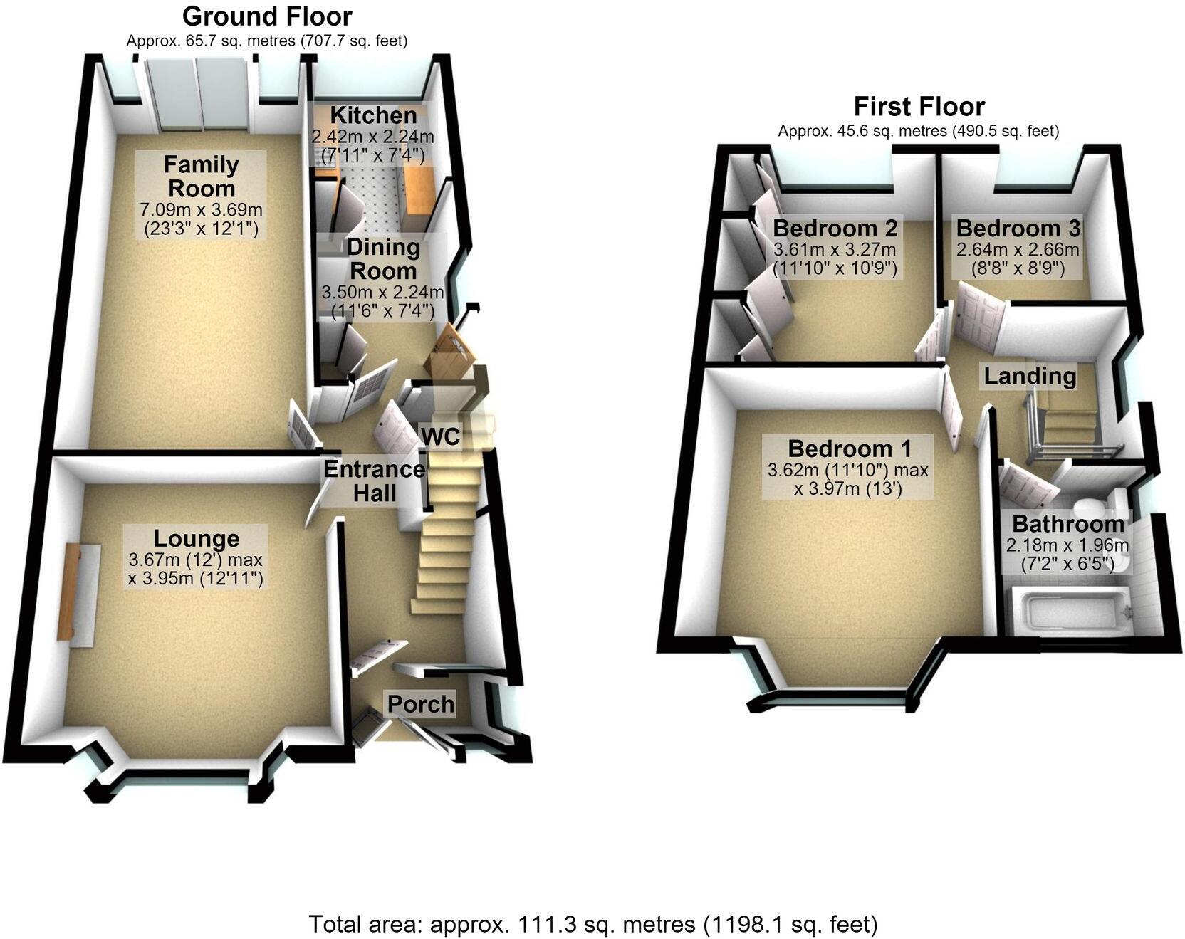 The Avenue, Wellingborough, NN8 floorplan