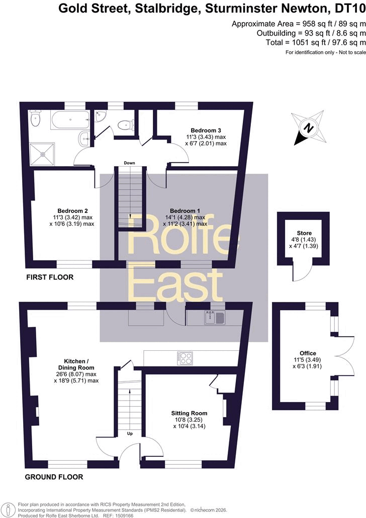 Gold Street, Stalbridge, Sturminster Newton floorplan