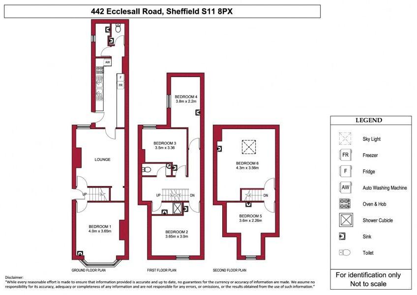 442 Ecclesall Road, Ecclesall floorplan