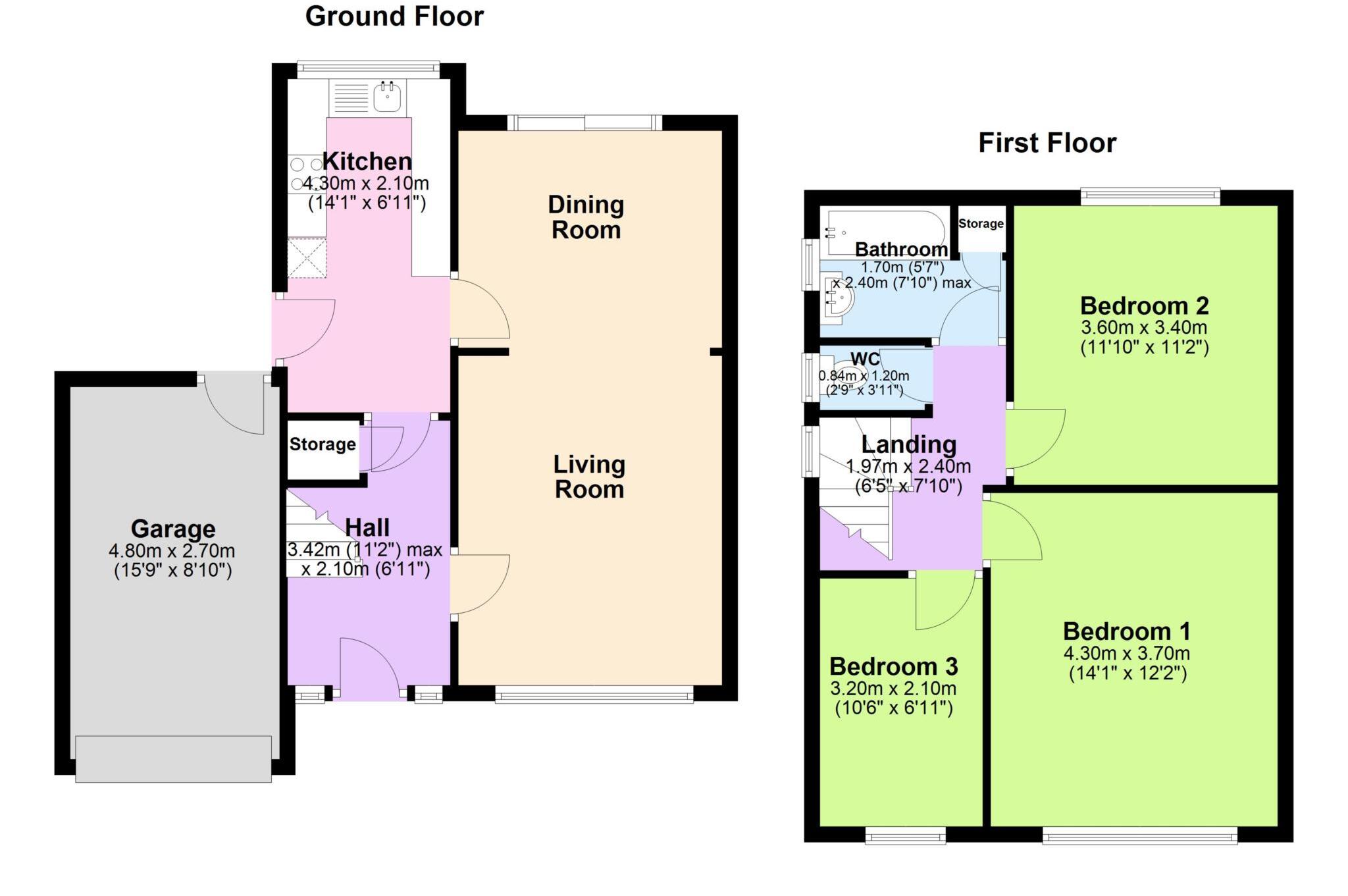Appledore Avenue, Nottingham floorplan