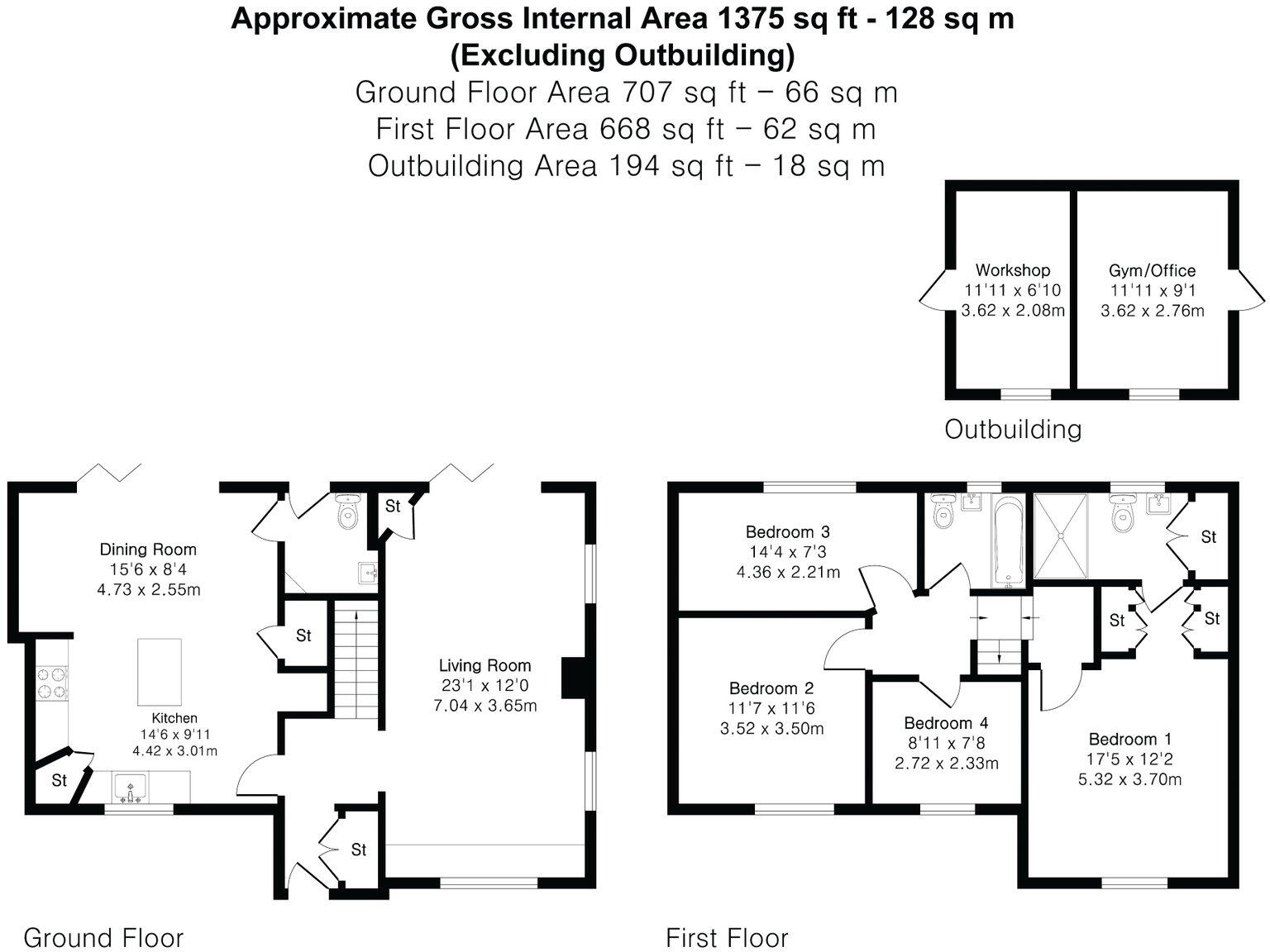 Nell Ball, Plaistow, Billingshurst RH14 0QB floorplan