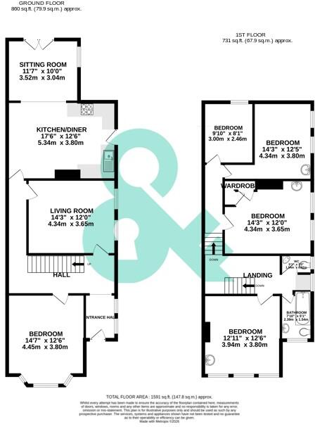 Drummond Road, Boscombe, Bournemouth, BH1 floorplan