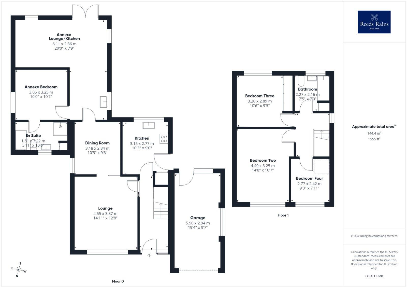 Lyndale Drive, Wrenthorpe, Wakefield, West Yorkshire, WF2 floorplan