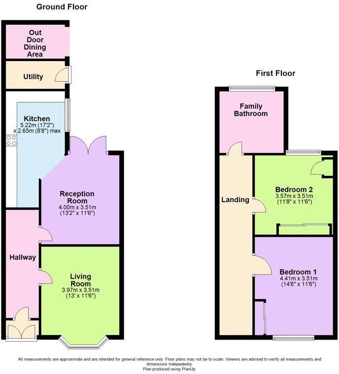 To Let - Old Park Lane, High Park - Two Bedroom Semi floorplan