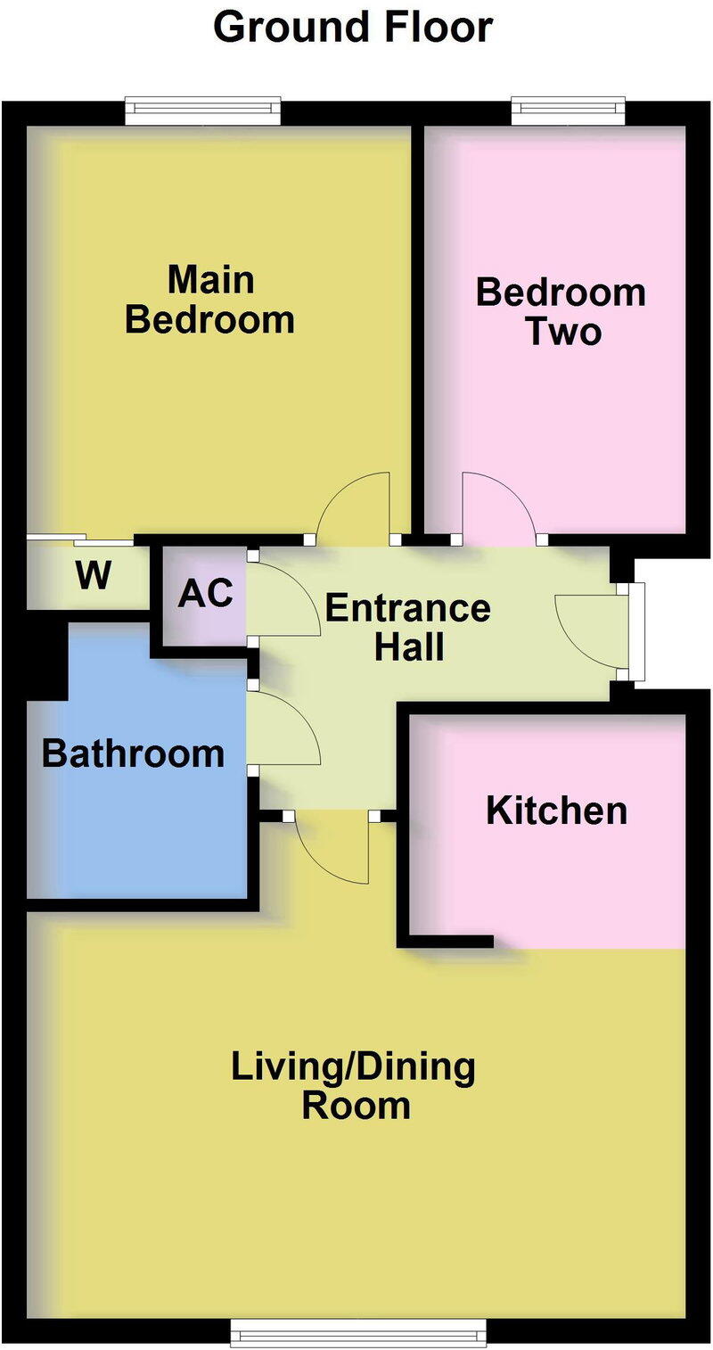 1 The Print Works Caxton Street, Market Harborough, LE16 9FG floorplan