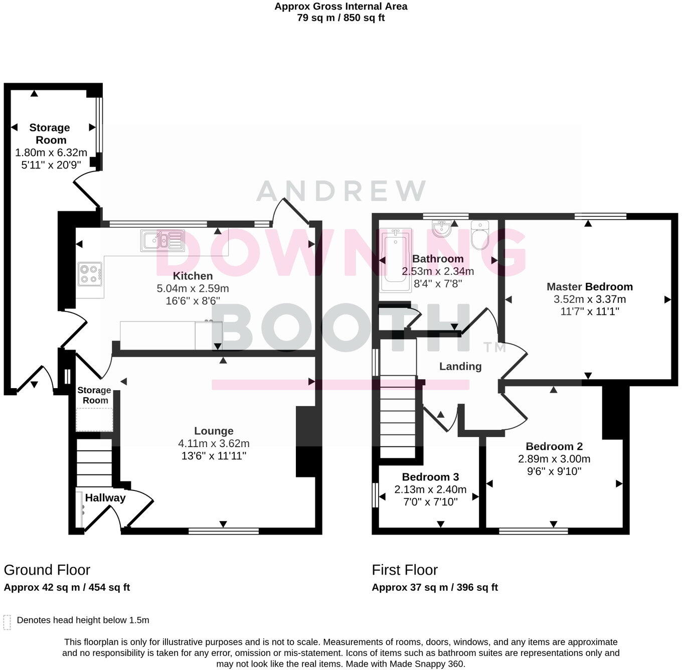 Walsall Wood Road, Walsall, WS9 8HQ - No Upward Chain floorplan