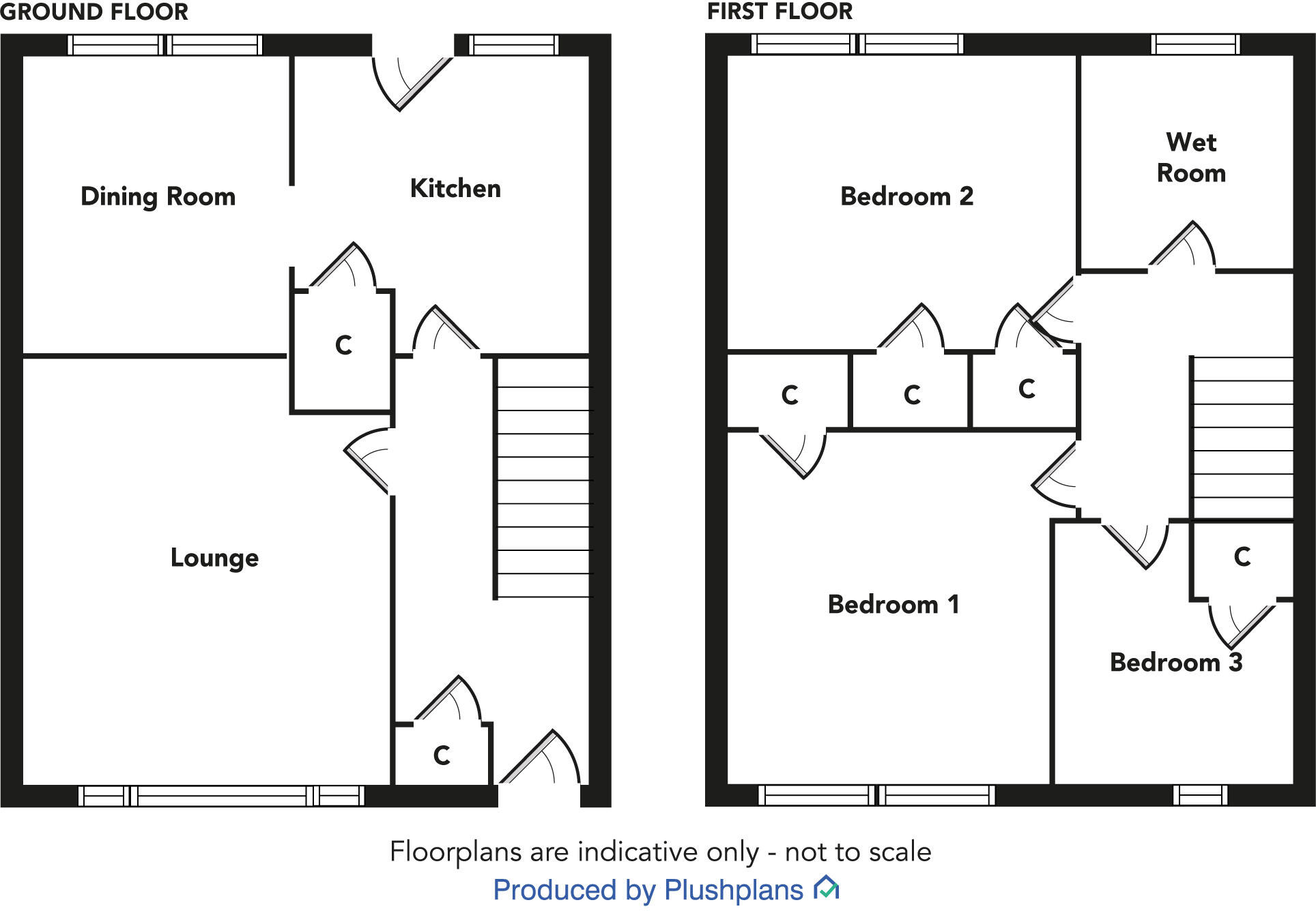 Crown Street, Baillieston, Glasgow, Glasgow City floorplan