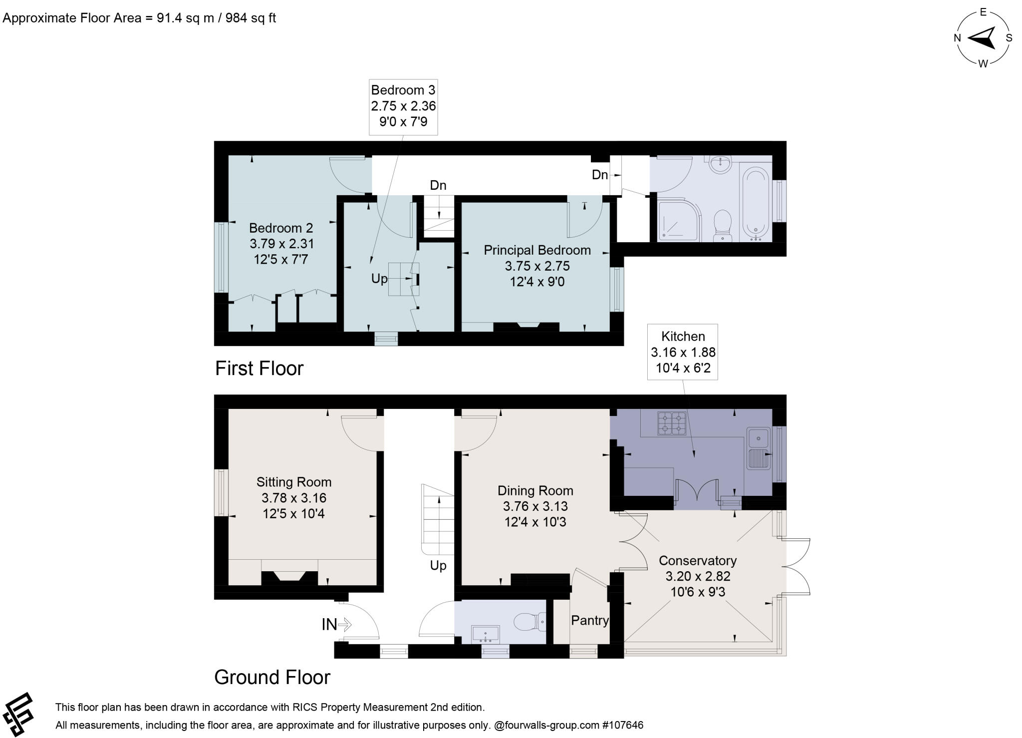 Talbot Road, Rickmansworth, Hertfordshire, WD3 floorplan