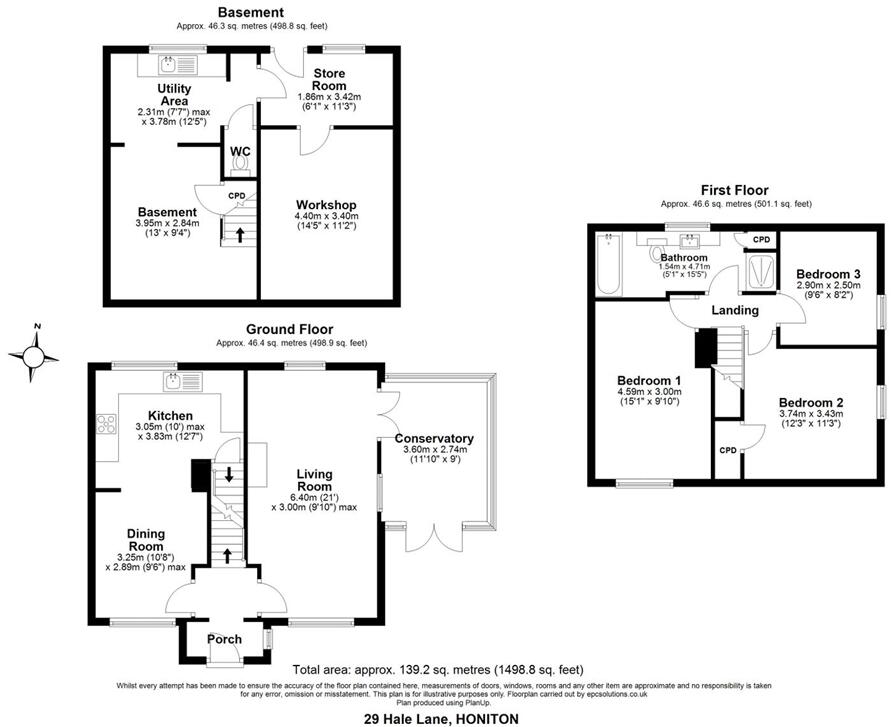 Hale Lane, Honiton floorplan