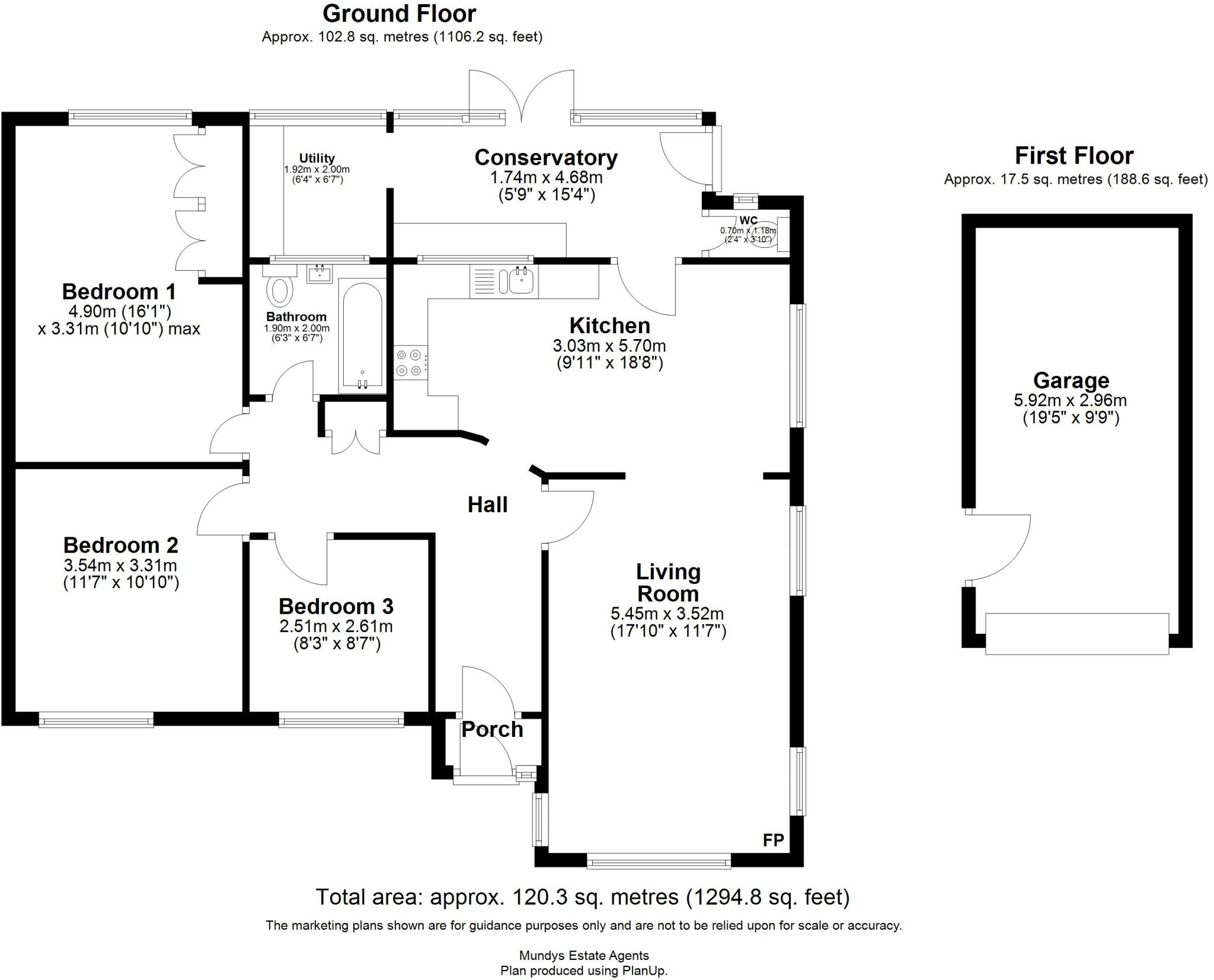 Ayscough Grove, Caistor floorplan