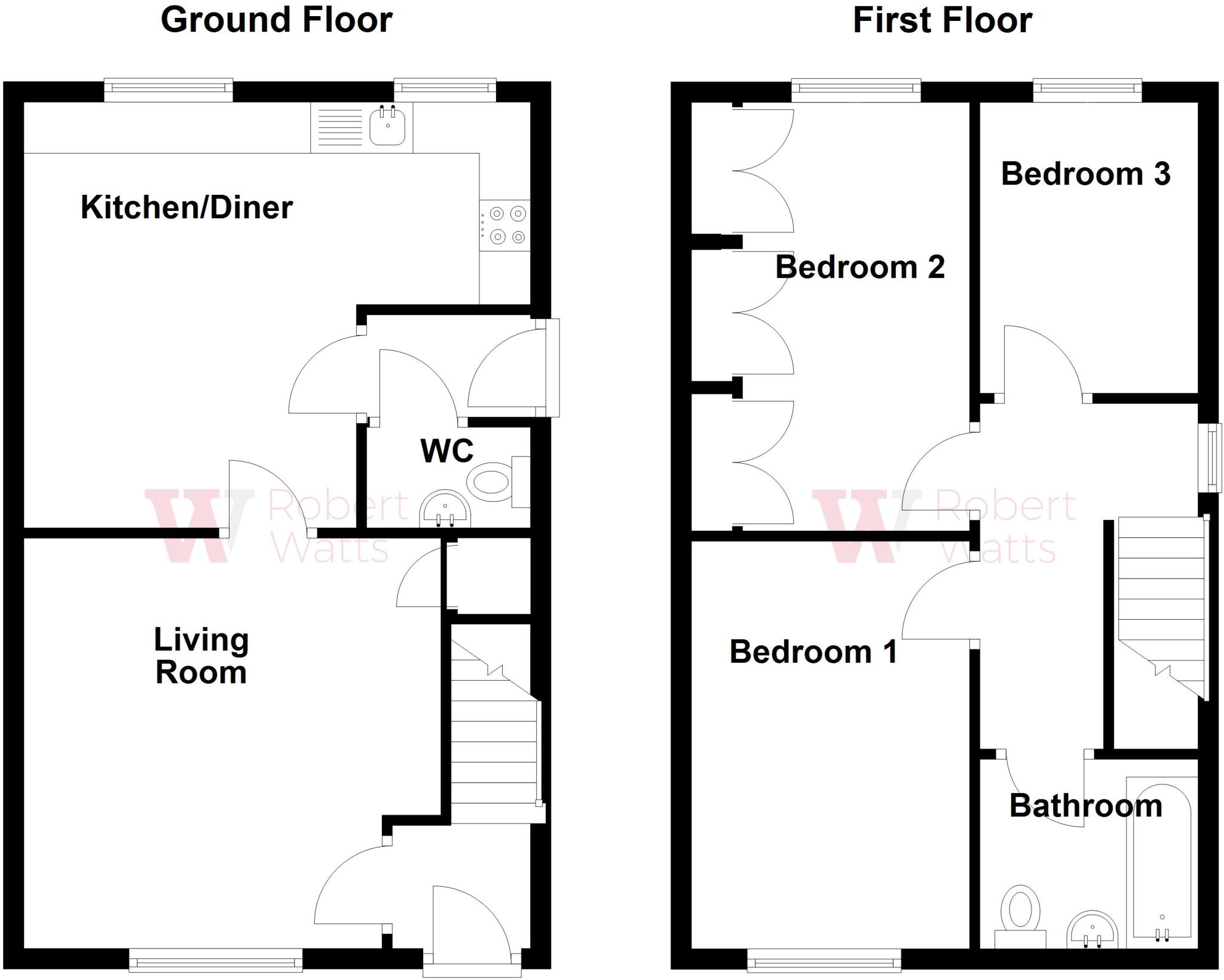 Ascot Drive, Bradford, West Yorkshire, BD7 floorplan