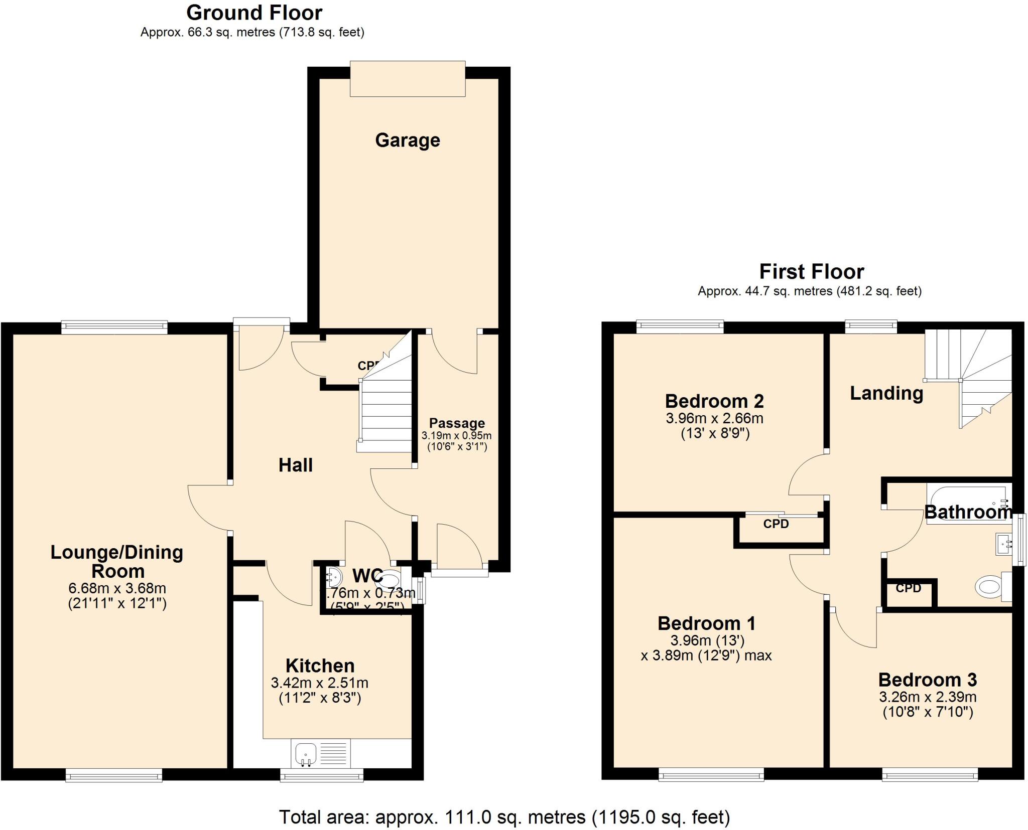 Wansford Way, Whickham, NE16 floorplan