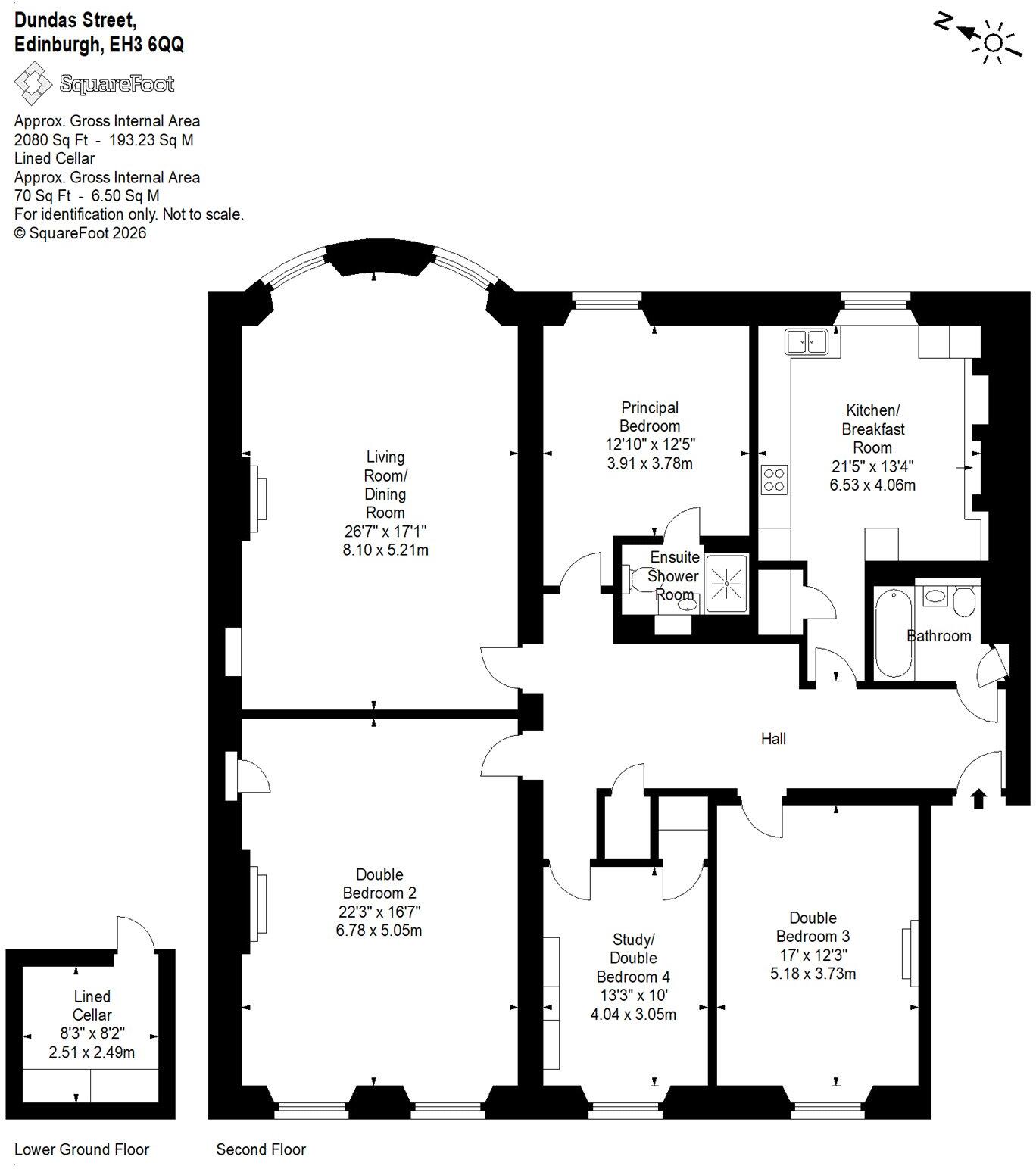 Dundas Street, New Town, Edinburgh floorplan