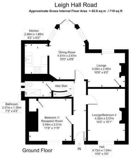 Leigh on Sea, South of London Road floorplan