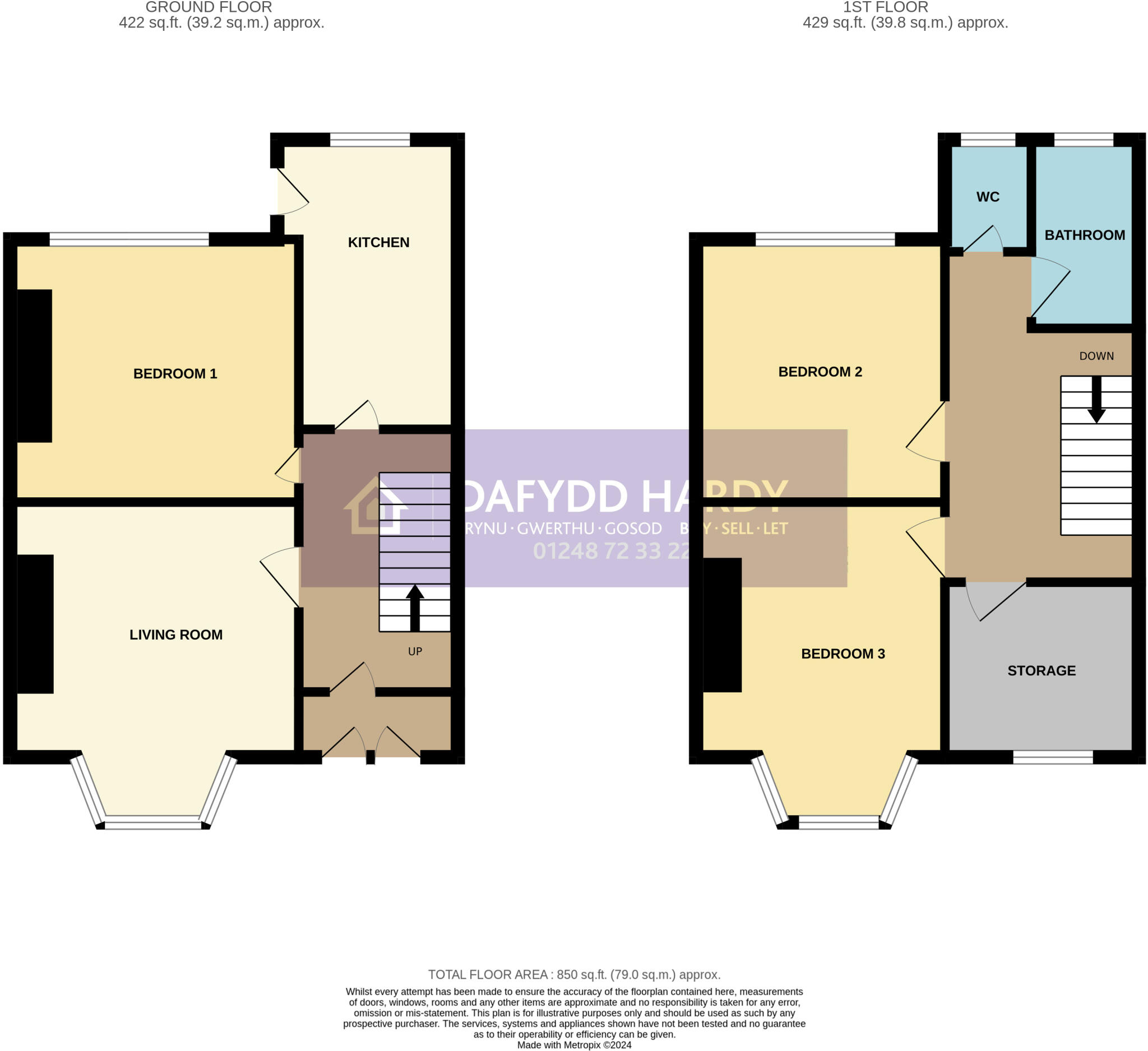 Glynne Road, Bangor, Gwynedd, LL57 floorplan