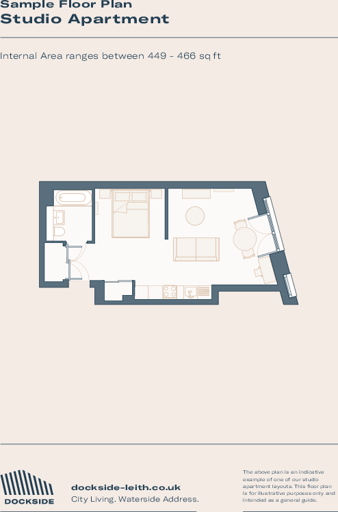 Dockside, Leith floorplan