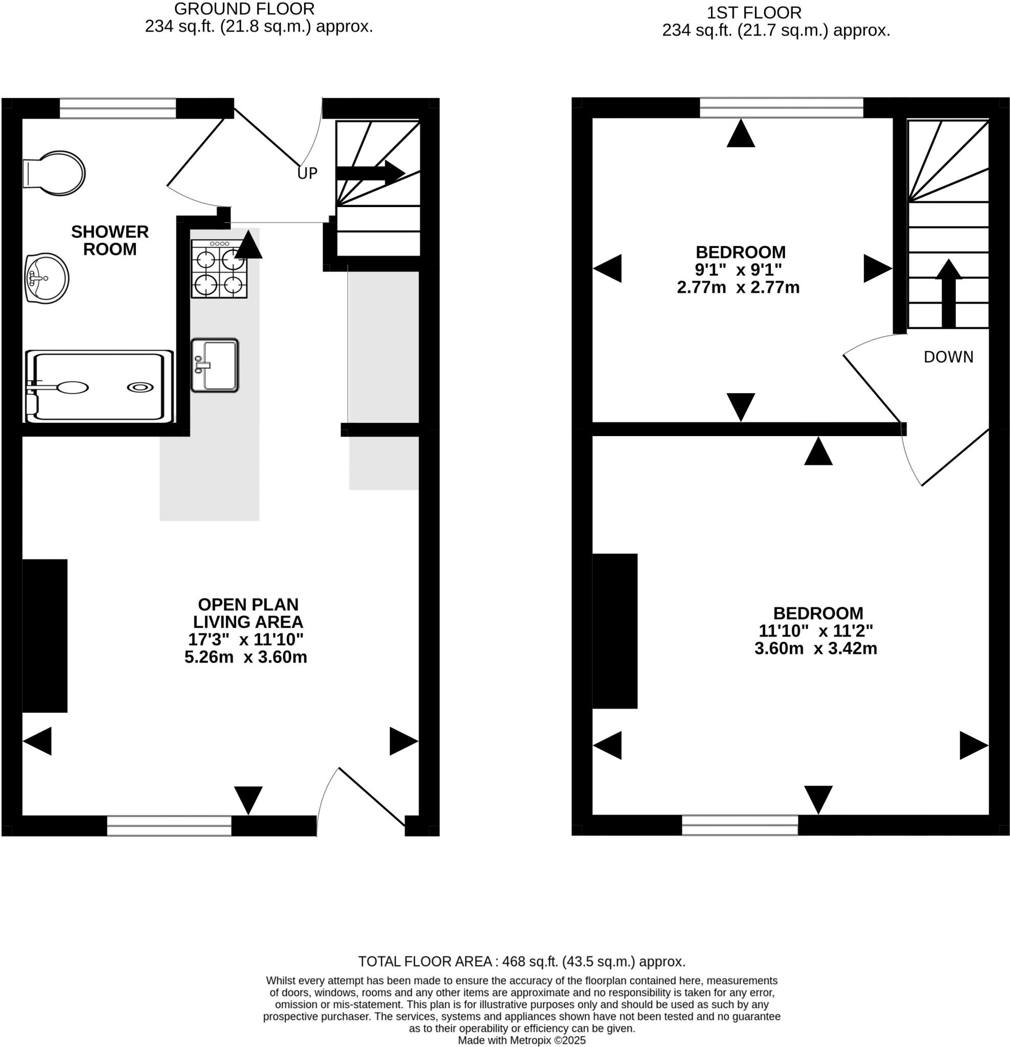 Rasen Lane, Uphill, Lincoln floorplan