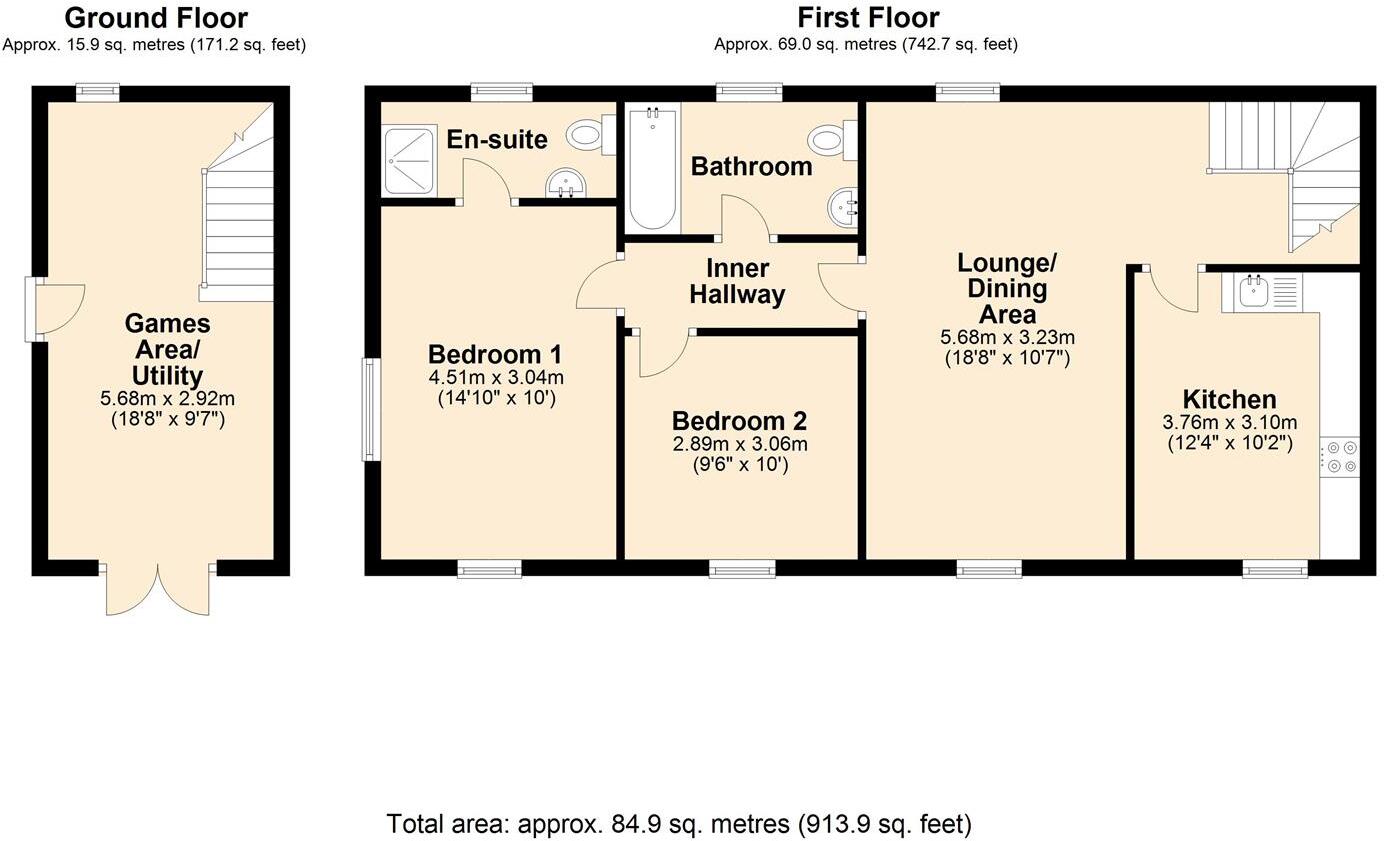 Helm LLwyn, Bala Road, Dolgellau floorplan