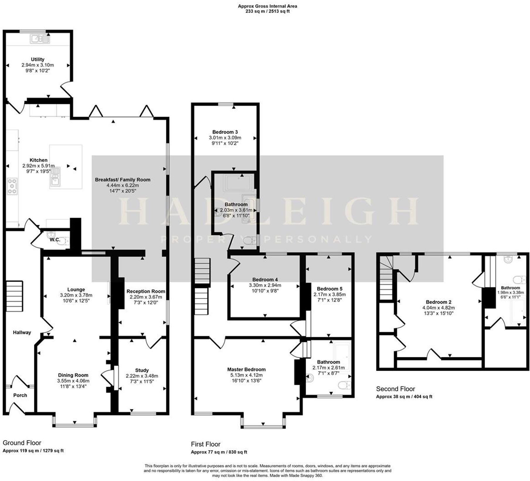 Park Hill Road, Harborne, B17 floorplan