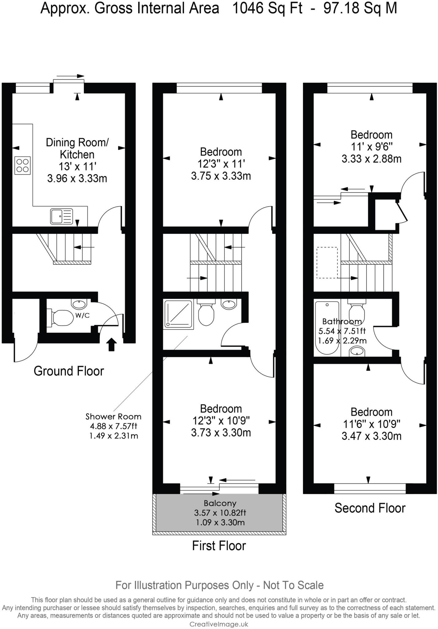 Waterside, Peartree Bridge, MK6 floorplan