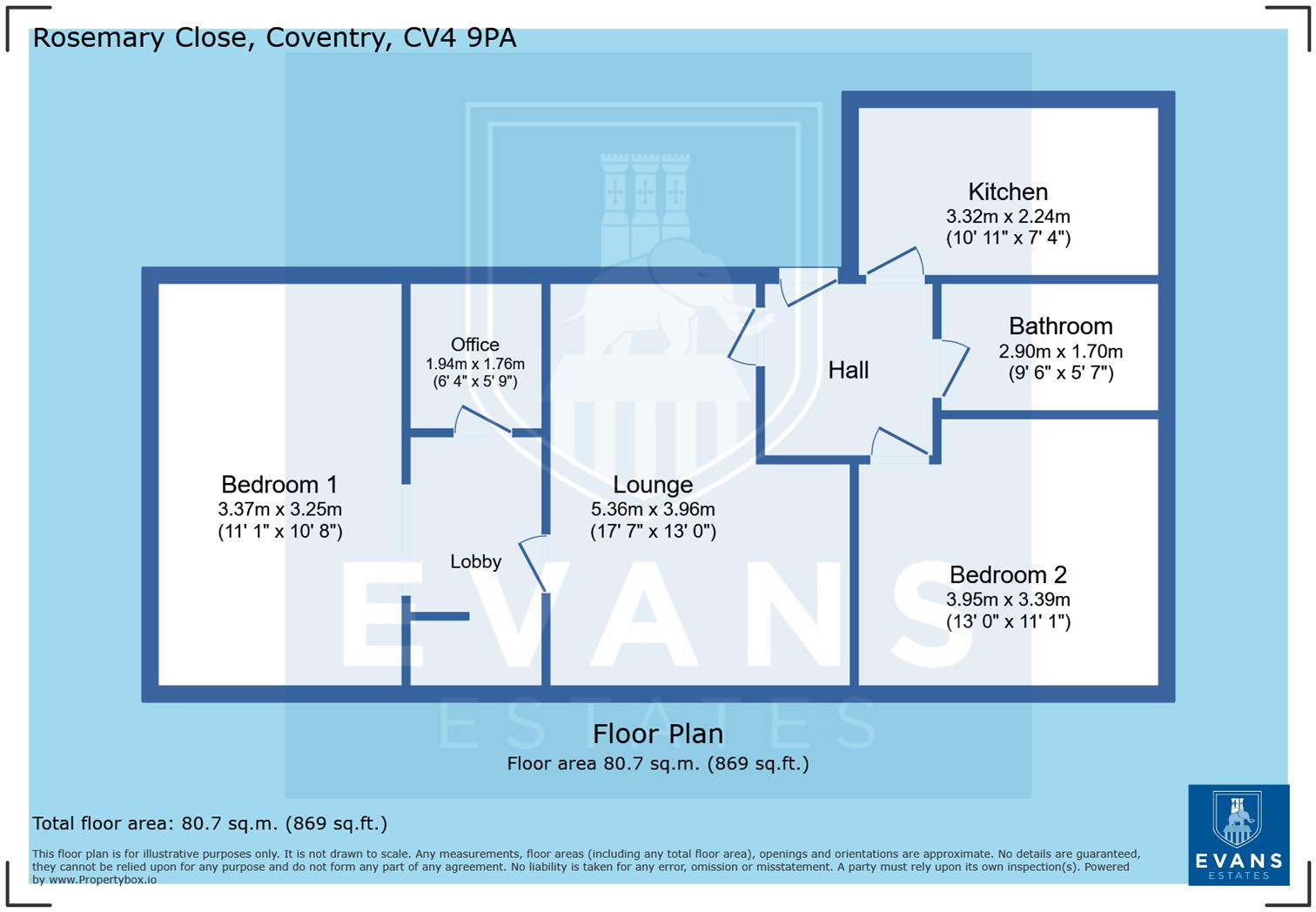 Rosemary Close, Coventry floorplan