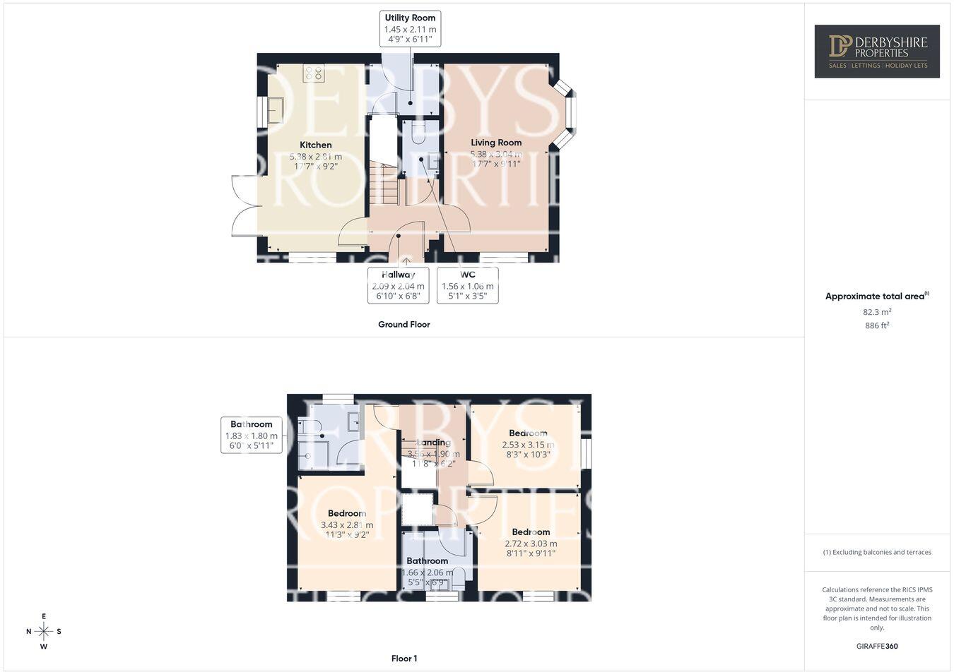 Wright Drive , Swanwick, DE55 floorplan