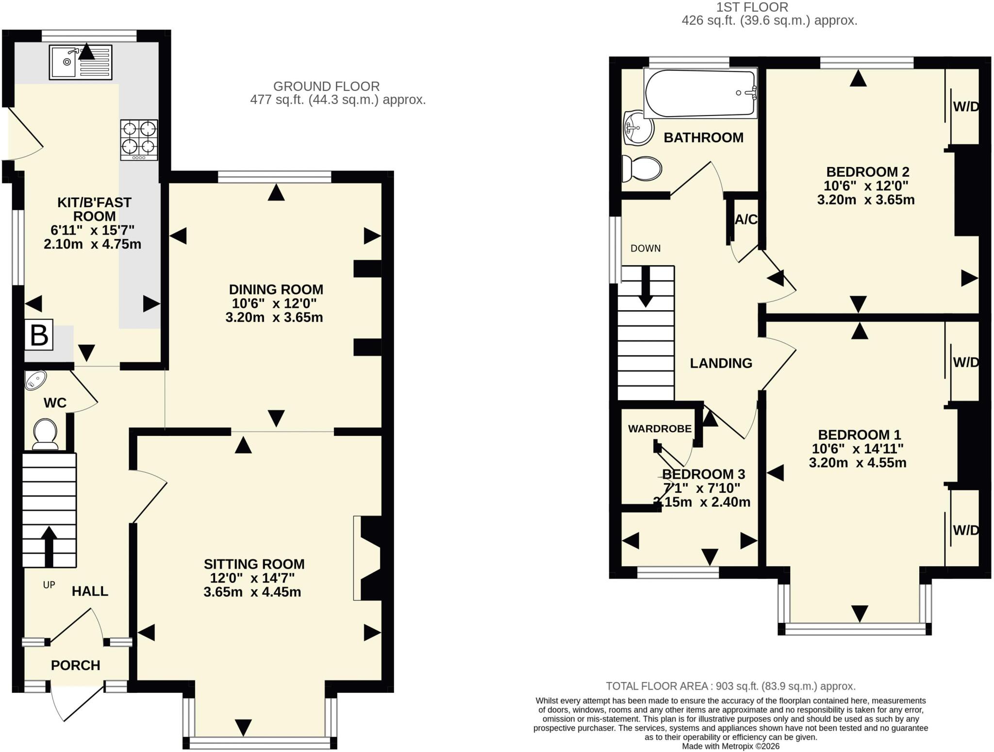 Highfield, Sidmouth floorplan