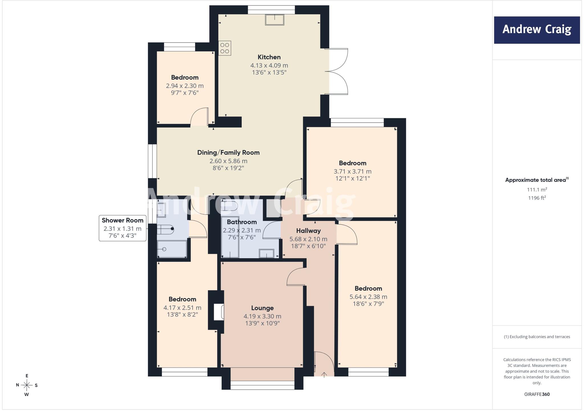 Cromarty, Ouston floorplan