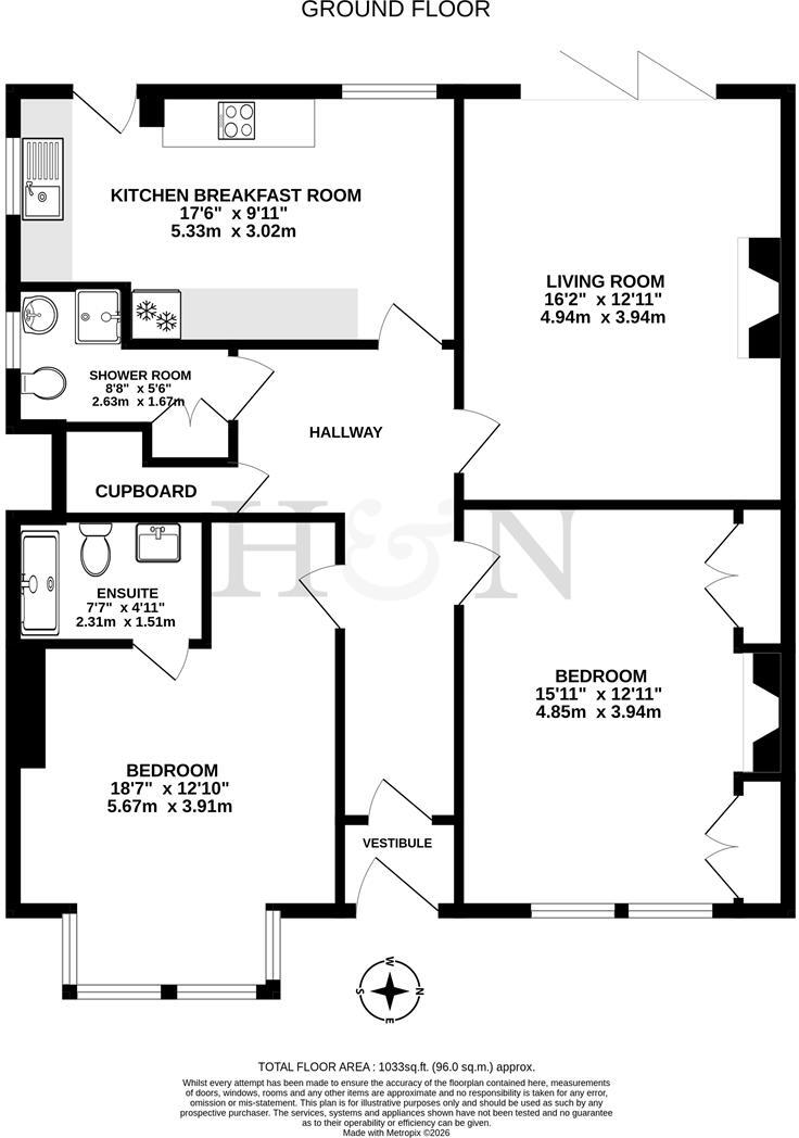 Langdale Gardens, Hove floorplan