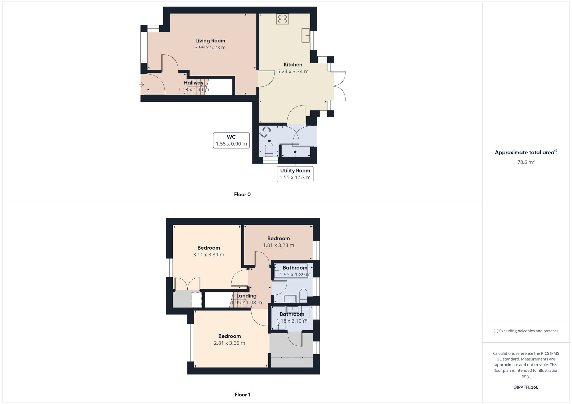 12, Wollaston Way floorplan
