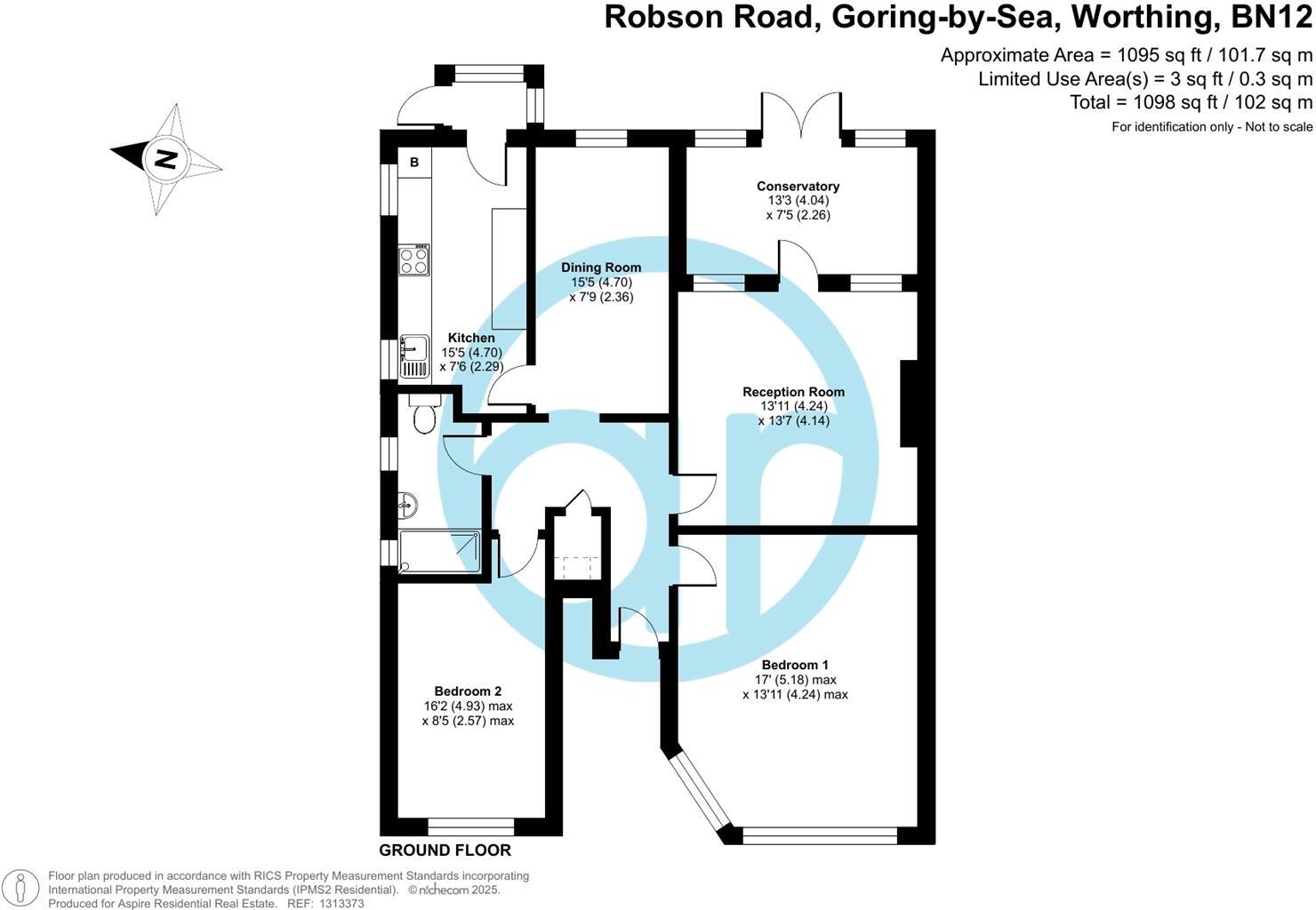 Robson Road, Goring-By-Sea, Worthing floorplan