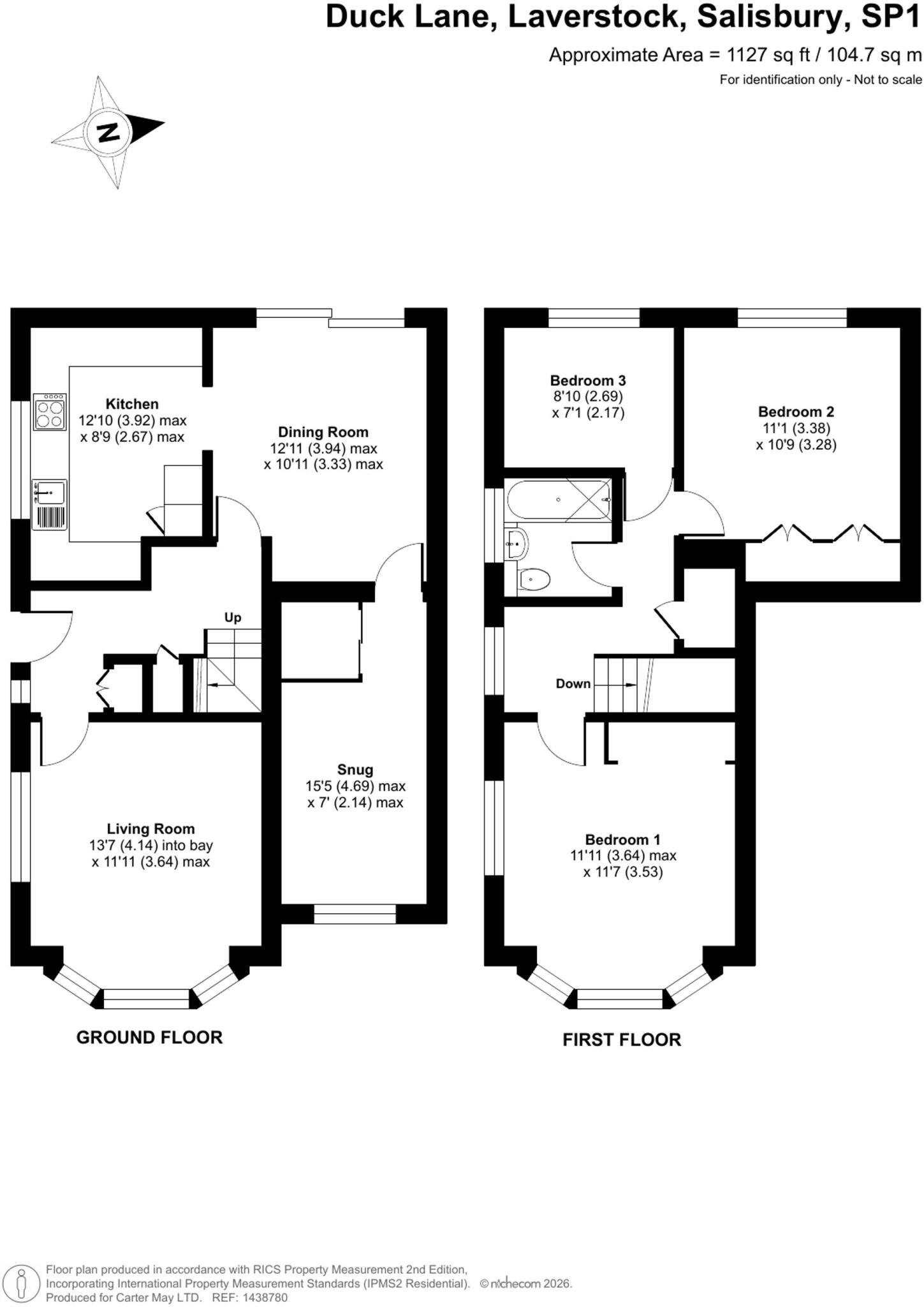 Duck Lane, Laverstock, SP1 floorplan