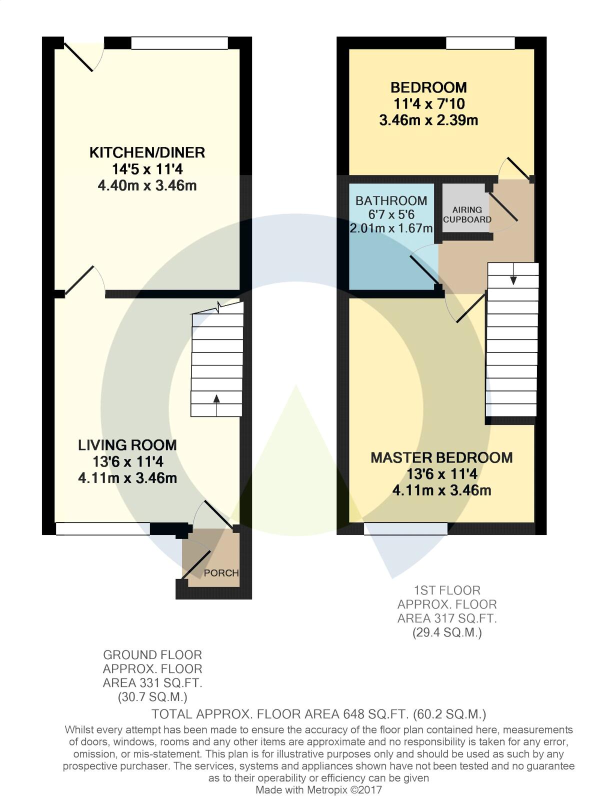 Rose Close, Rothwell, Kettering, Northamptonshire, NN14 floorplan