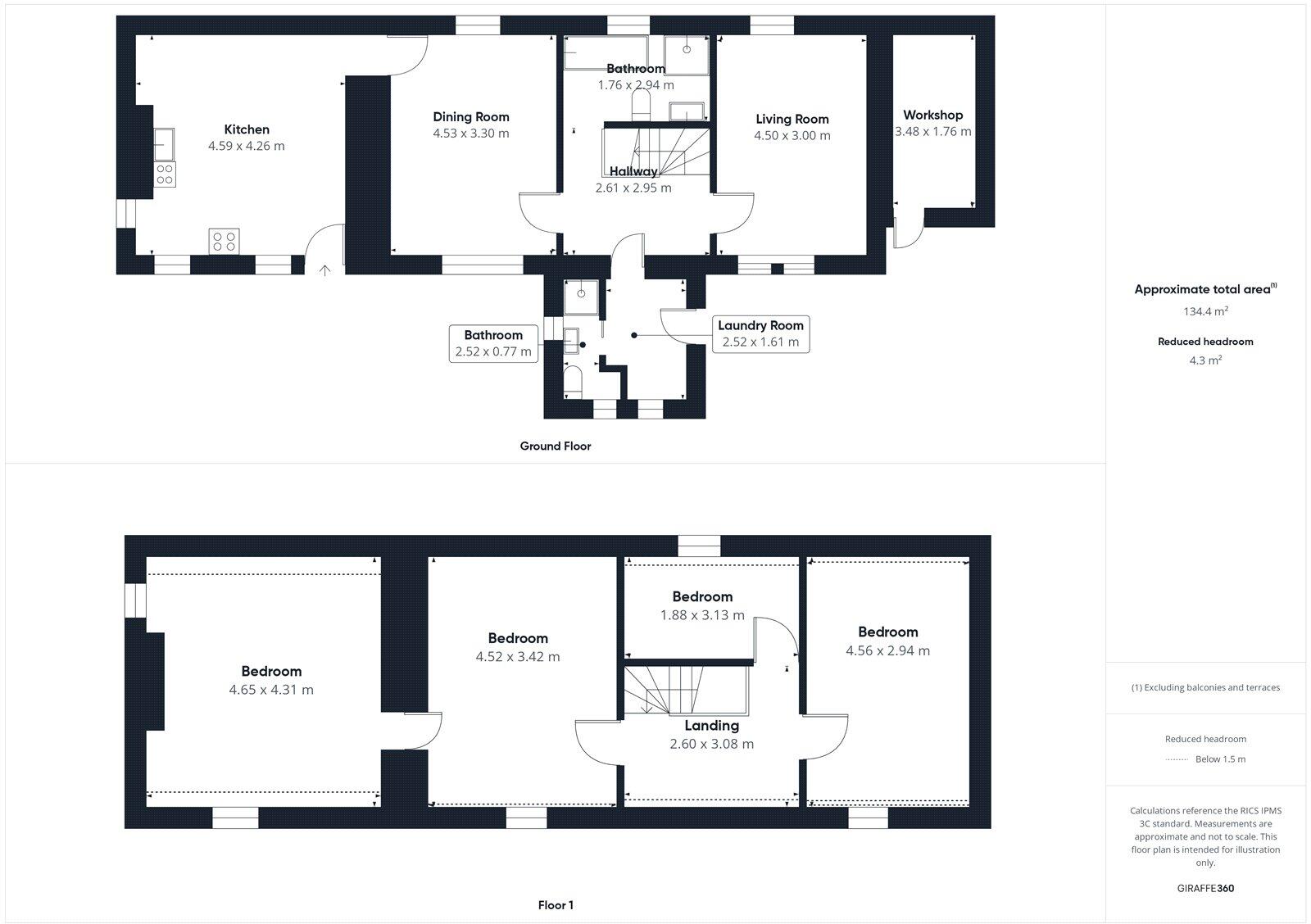 Achnamara, Balevullin, Isle of Tiree, Argyll and Bute, PA77 floorplan