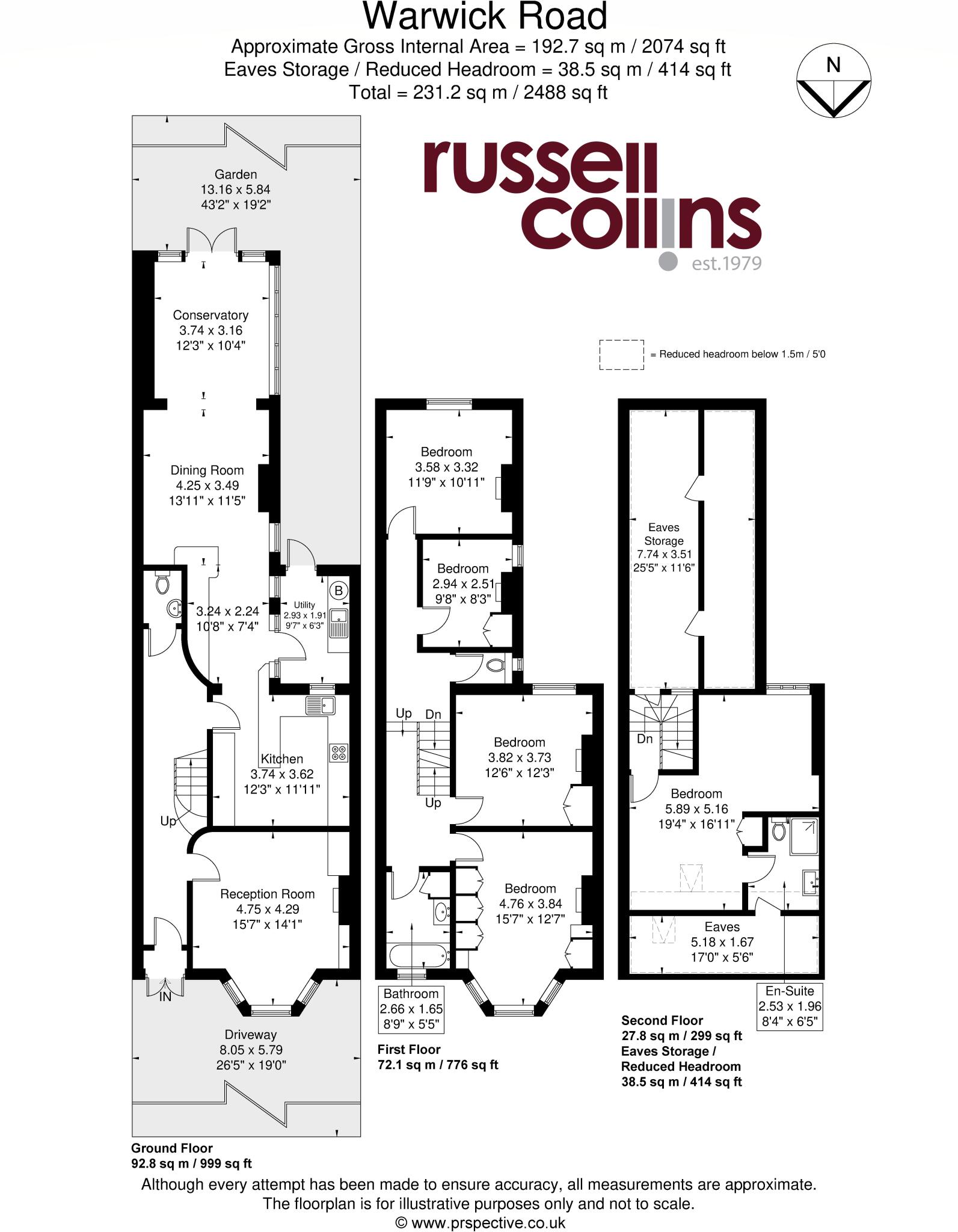 Warwick Road, London floorplan