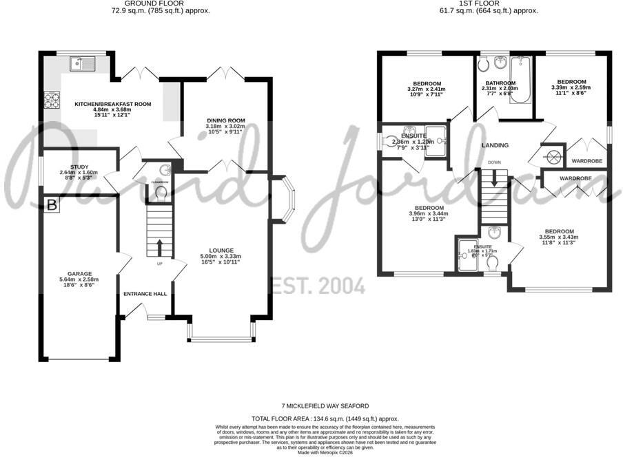 Micklefield Way, Seaford floorplan