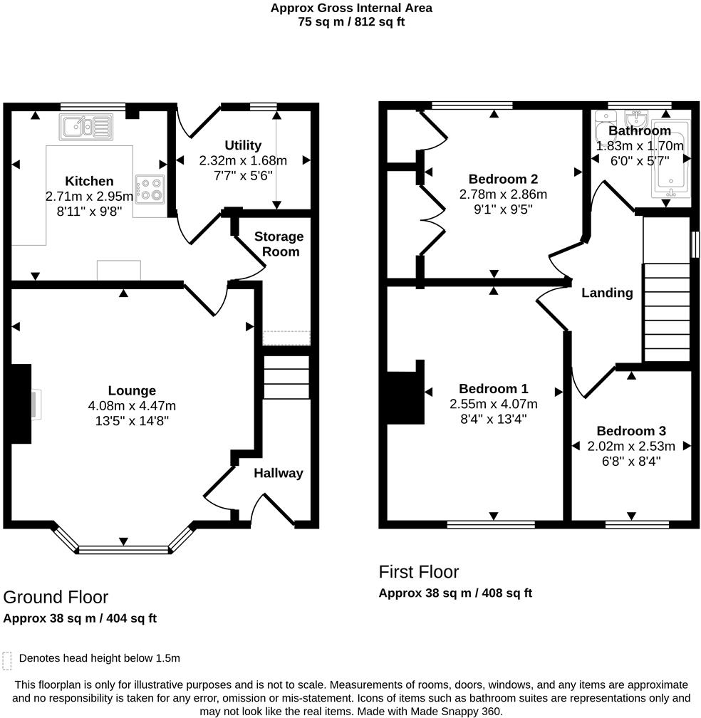 Holmfield Avenue, Loughborough floorplan