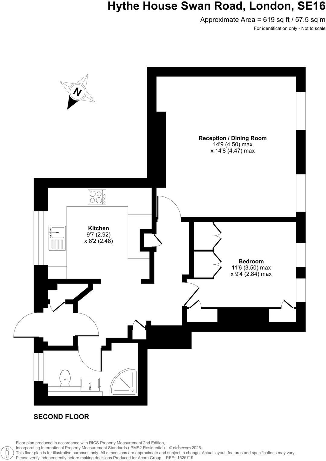 Swan Road, London floorplan