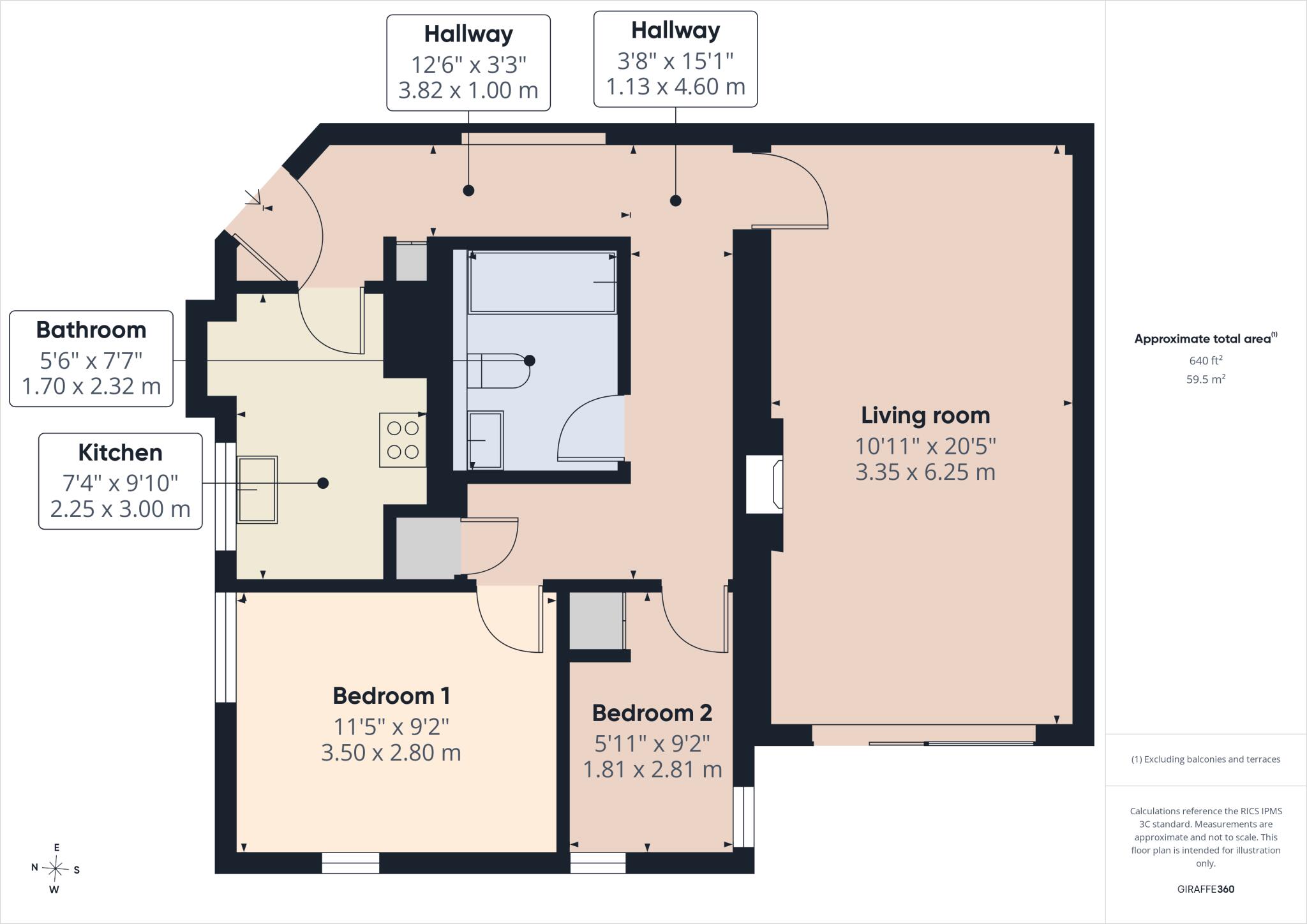Shawcross House, Preston Road, Brighton, East Sussex, BN1 6SW floorplan