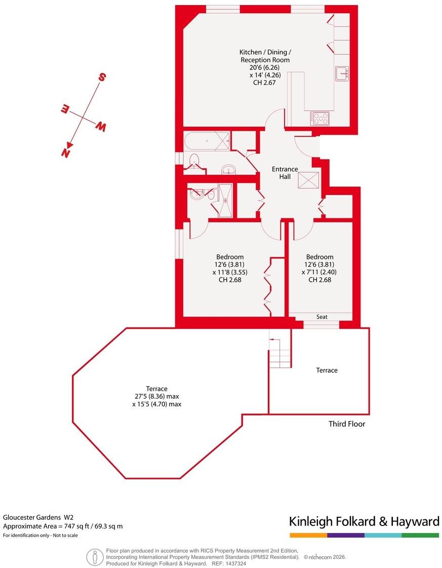 Gloucester Gardens, Bayswater, London, W2 floorplan