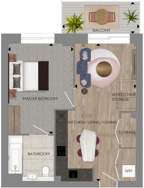Chelsea Botanica, Watermeadow Lane, London SW6 floorplan