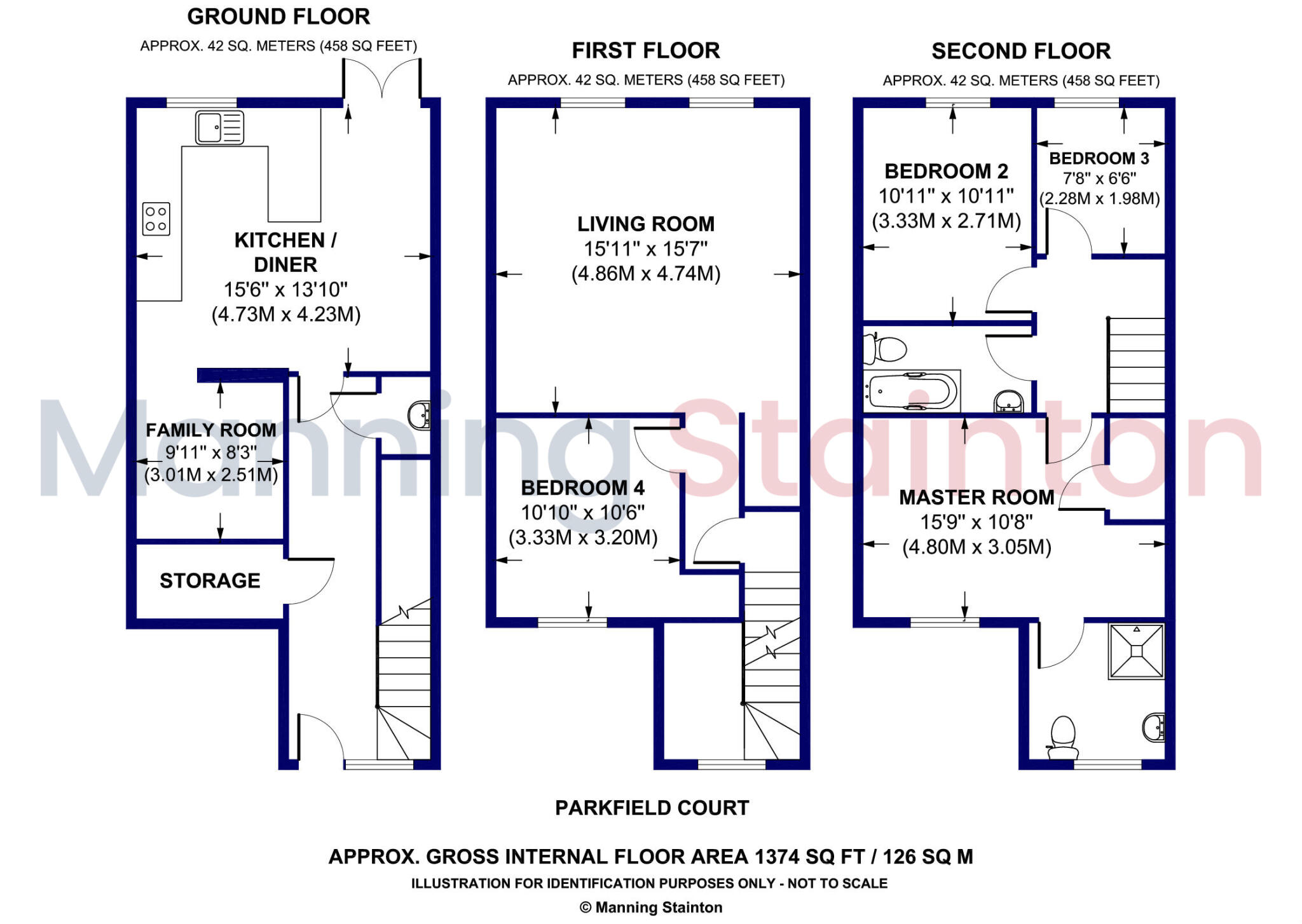 8 Parkfield Court floorplan