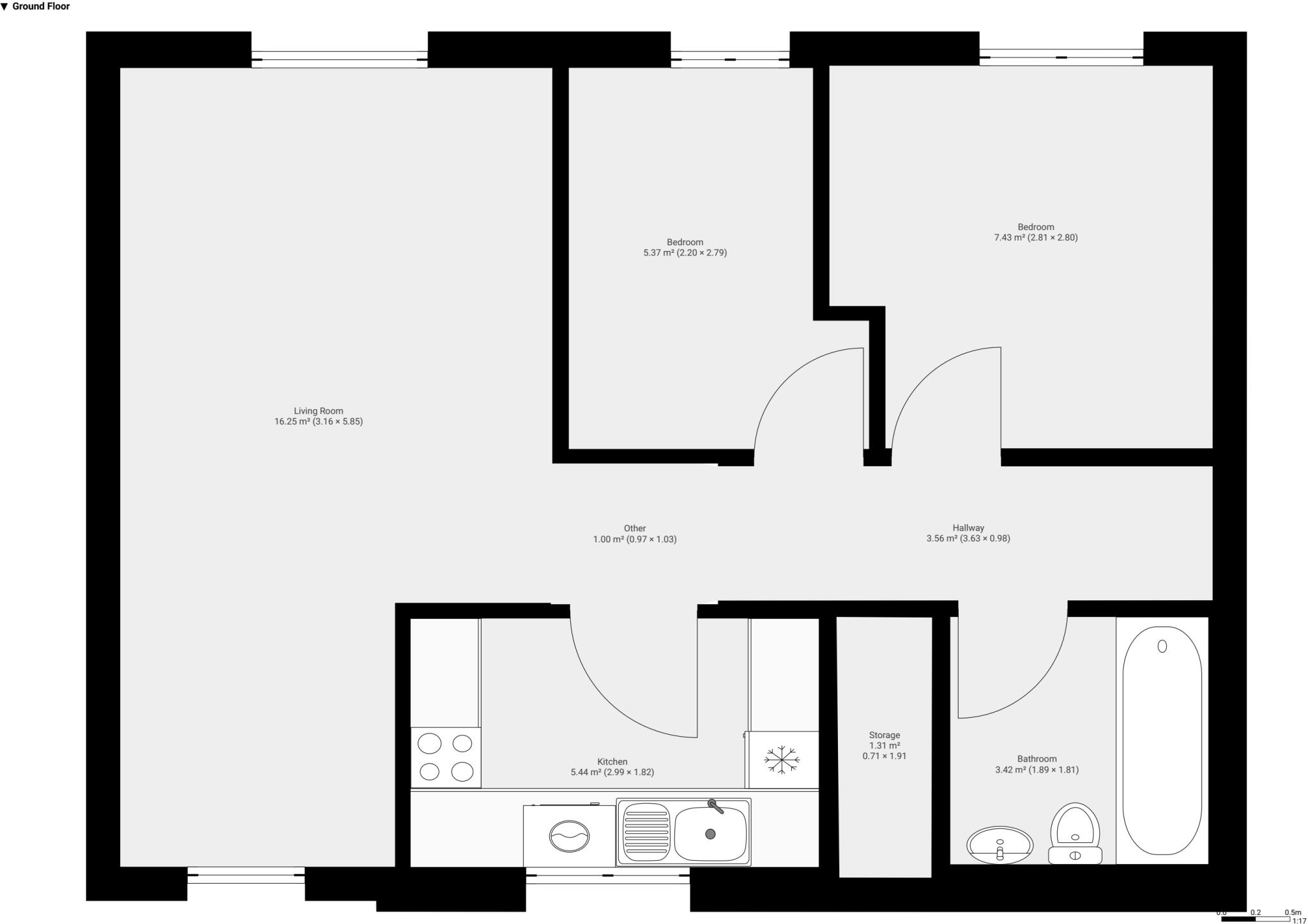 Caslon Court, Somerset Street, BS1 floorplan