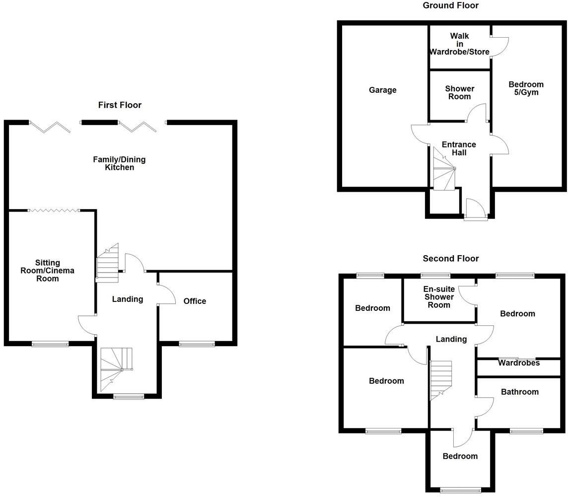 Oakfield Drive, Mirfield floorplan